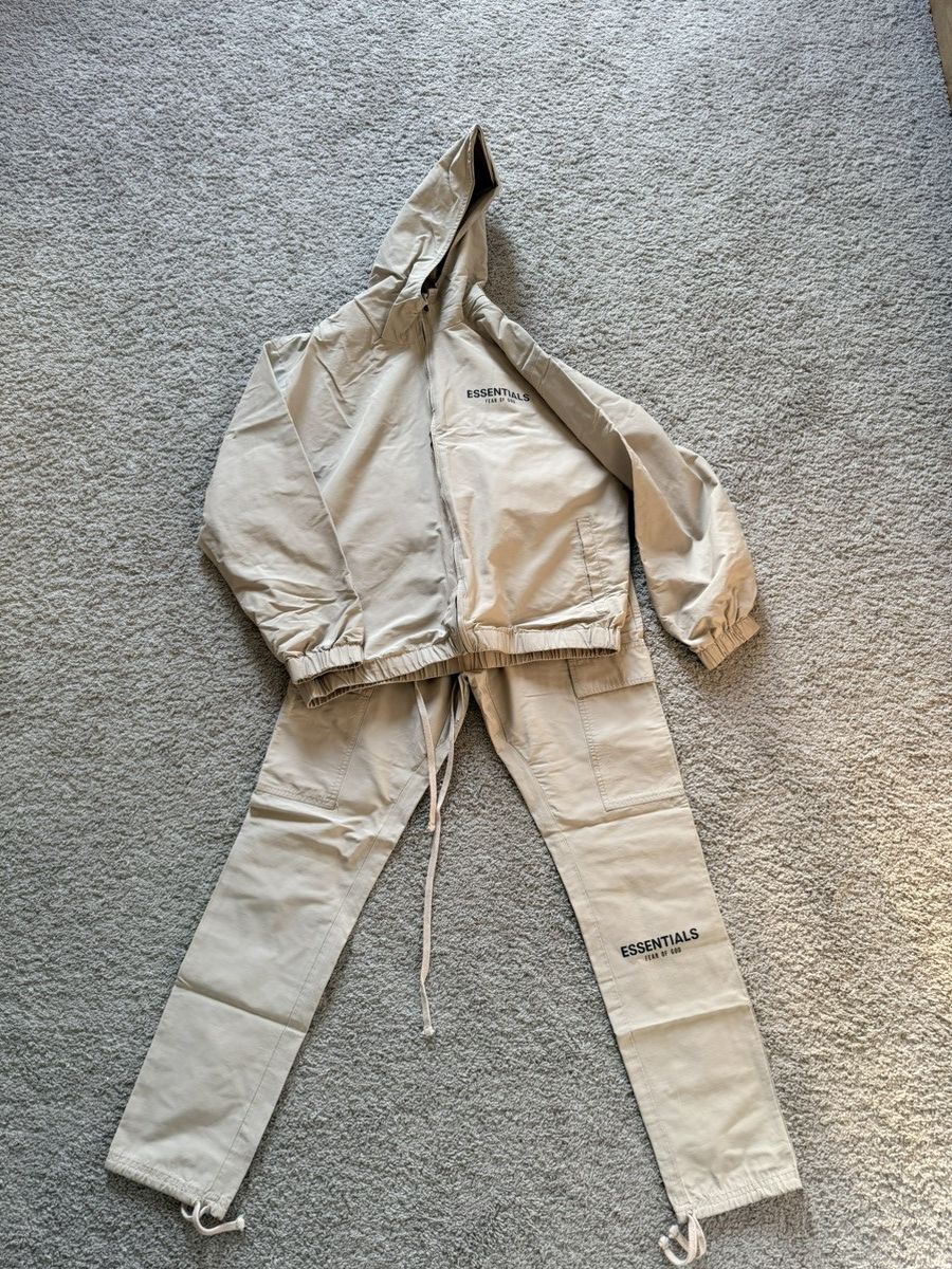 Essentials Fear Of God - Essentials - Nylon Tan Track Pants Size US 30 / EU 46 - 5 Thumbnail