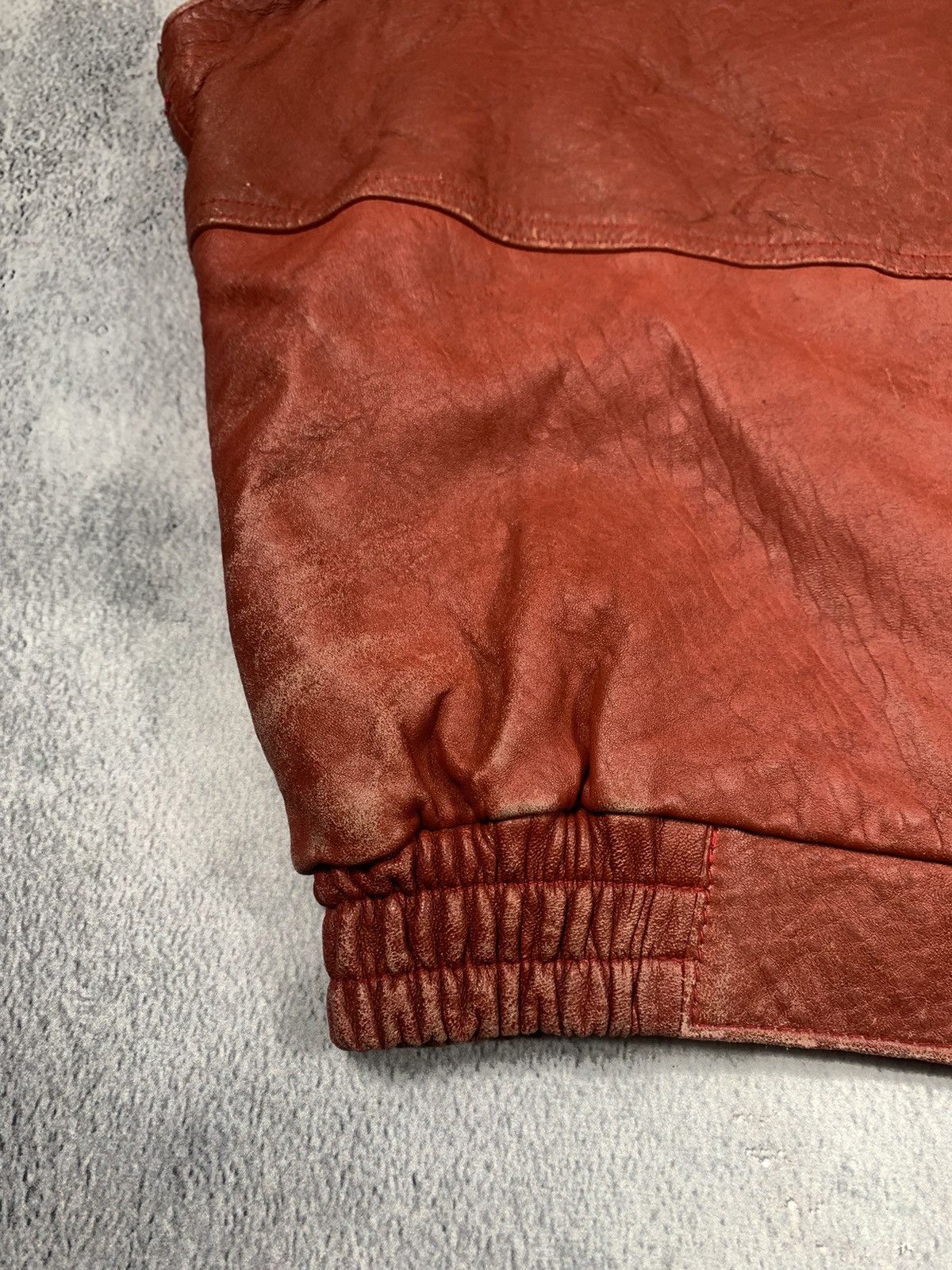 Leather × Vintage Vintage 90s leather vest retro biker style streetwear size Size US L / EU 52-54 / 3 - 8 Thumbnail