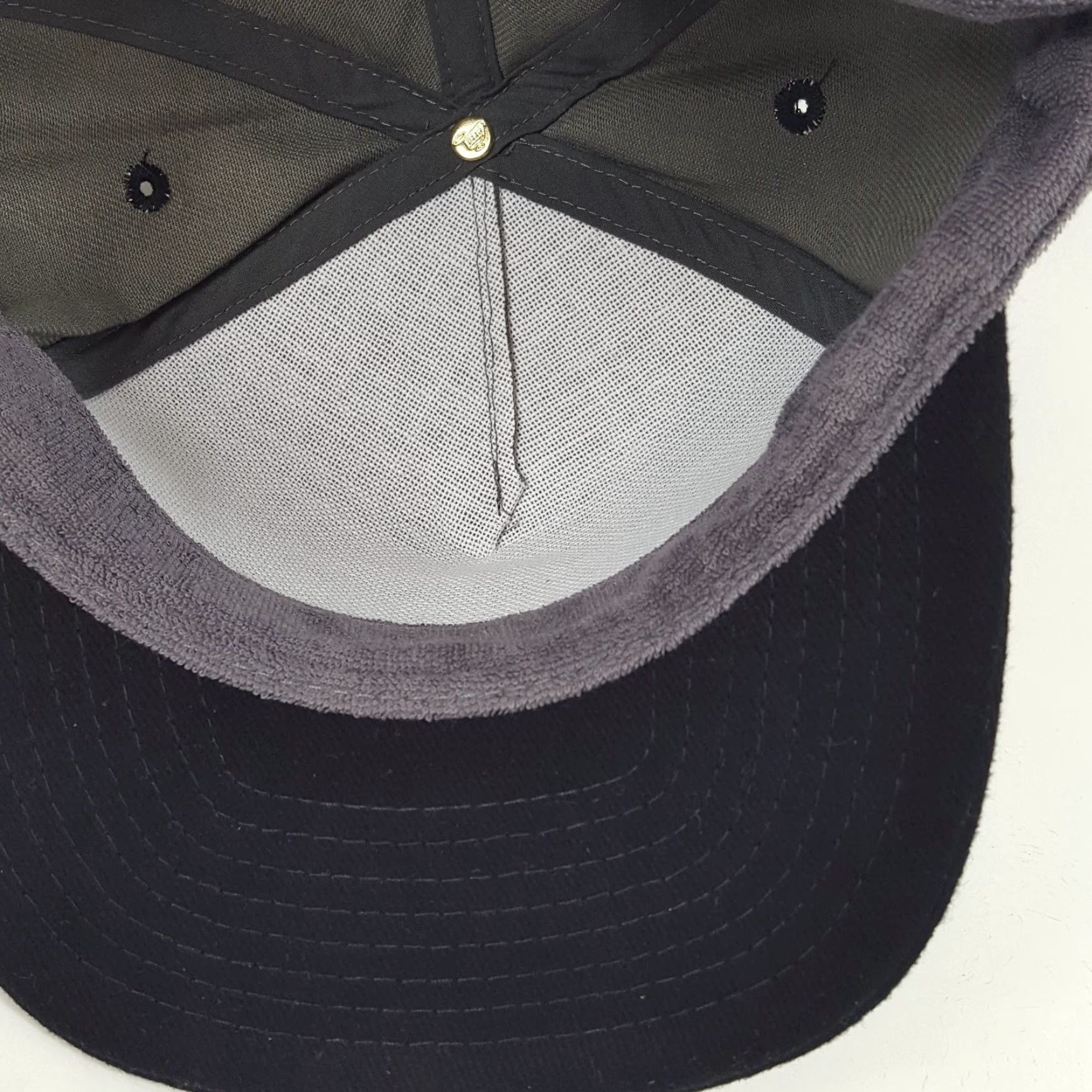 Vintage VINTAGE Otto Baseball Cap Hat One Size Gray Structured Snapback Adjustable 90s 00s USA Baseball Cap Mens Size ONE SIZE - 6 Thumbnail
