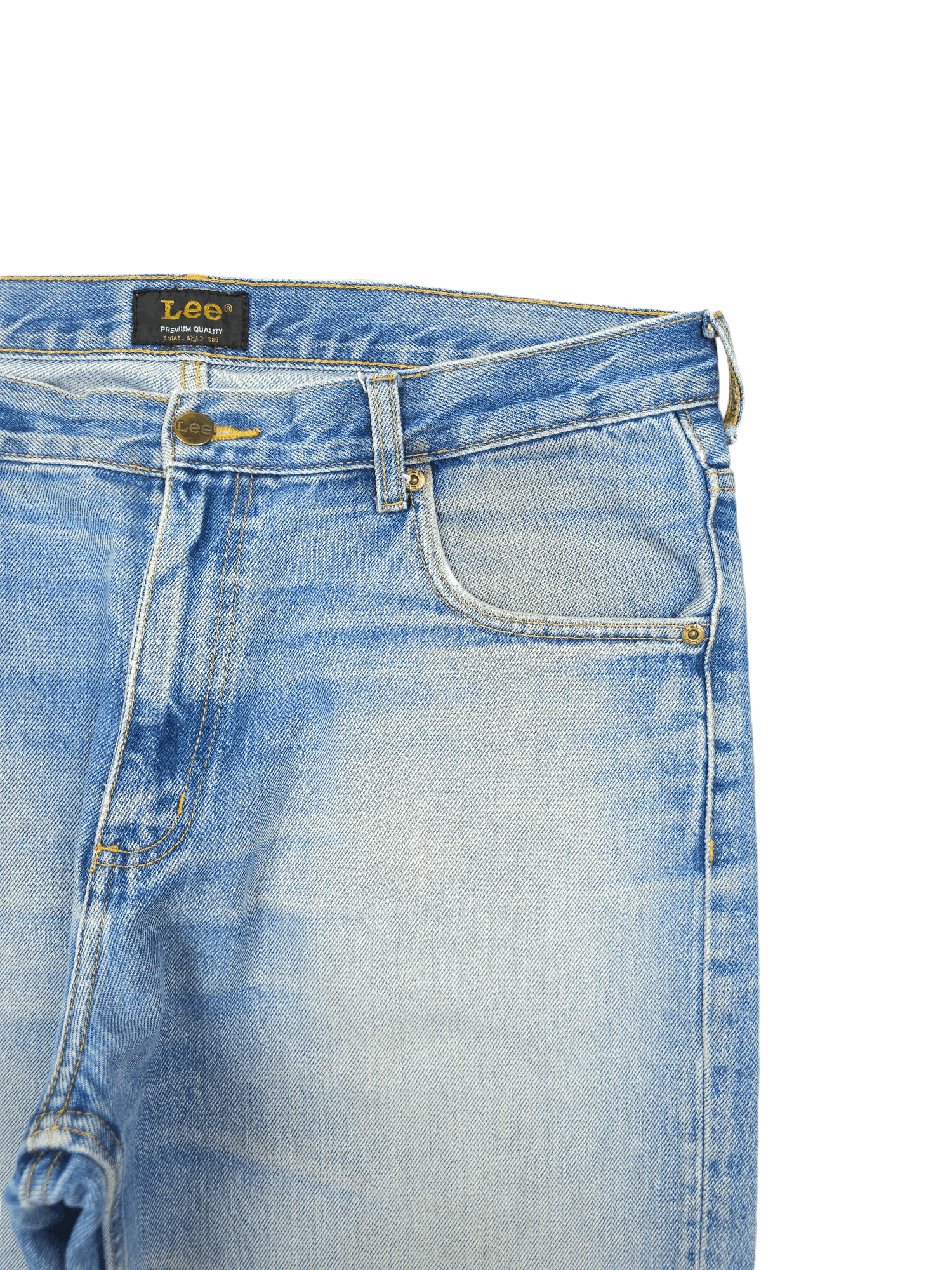 Japanese Brand × Lee × Vintage 💎 Size 36/32 Vintage 90's Lee Baggy Jeans Chicago Washed Size US 36 / EU 52 - 4 Thumbnail