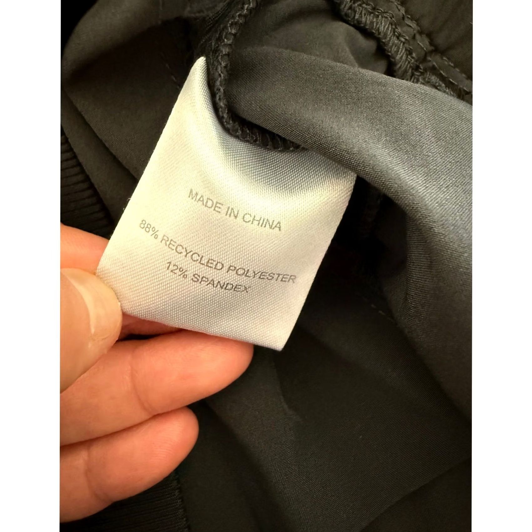 Quince Quince Black Jogger Pant Pockets Stretchy Waistband L Women Regular XS? Size 36" / US 14 / IT 50 - 6 Thumbnail