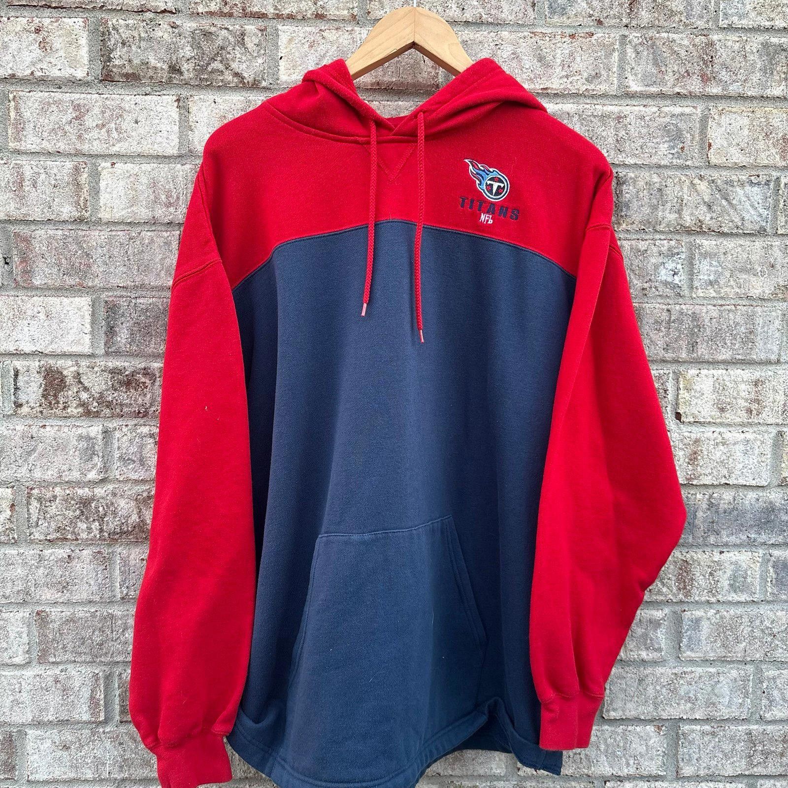 NFL Vintage 90s Tennessee Titans Hoodie Size US XL / EU 56 / 4 - 8 Thumbnail