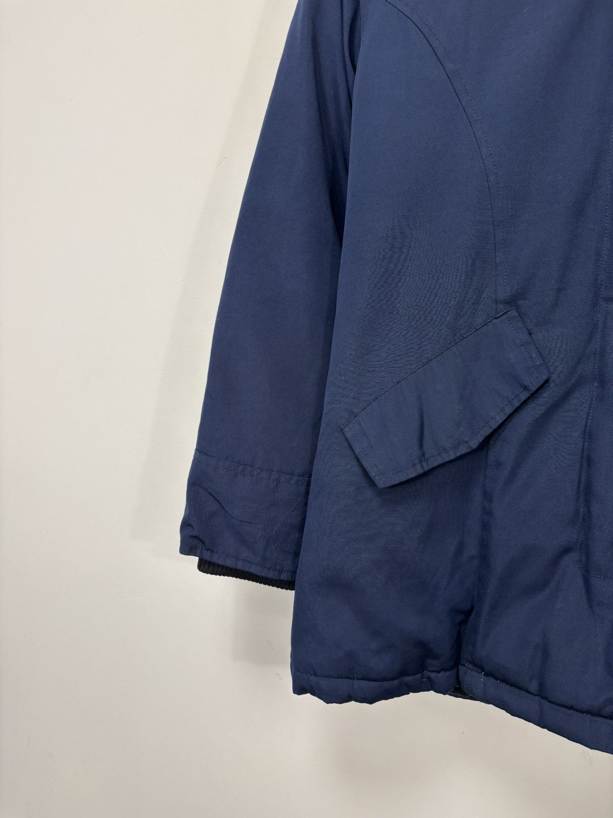 Woolrich Woolen Mills Woolrich Women’s Blue Hooded Down Puffer Jacket Parka Coat Size XS / US 0-2 / IT 36-38 - 5 Thumbnail