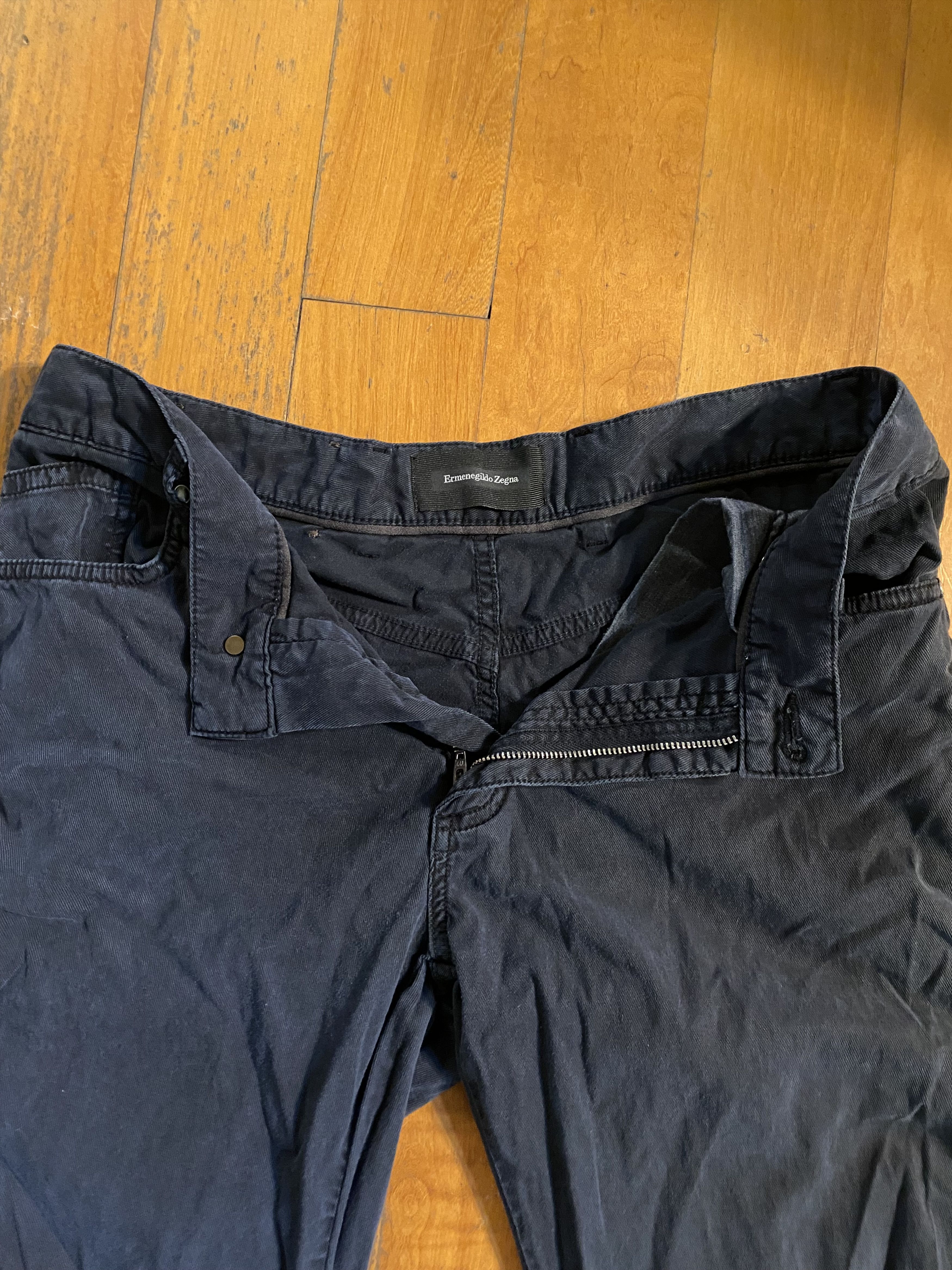 Ermenegildo Zegna zegna black slacks Size US 32 / EU 48 - 2 Thumbnail