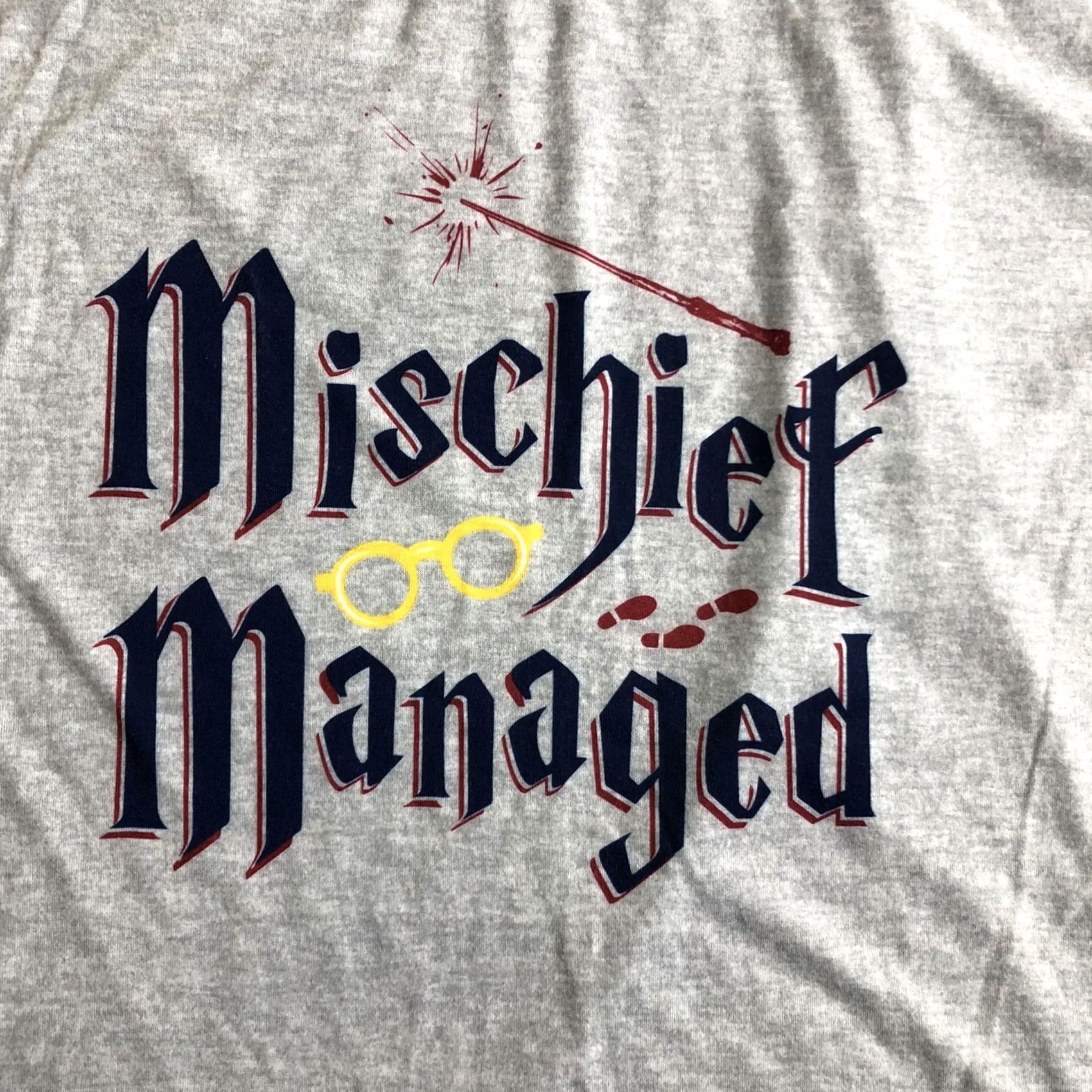 Vintage Harry Potter Mischief Managed Sleep Lounge Shirt Sleepwear Size XL Mens Size US XL / EU 56 / 4 - 2 Thumbnail