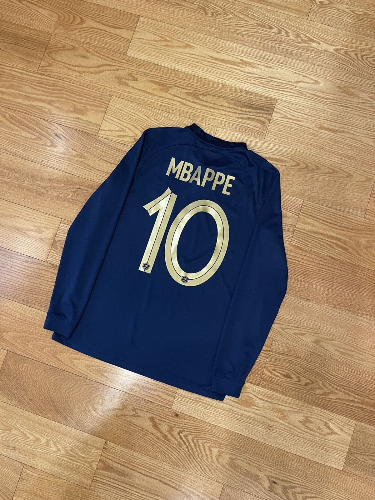 Flocage Officiel France 2022/2023 Mbappé - Maillot Domicile Adulte, Fabrication France
