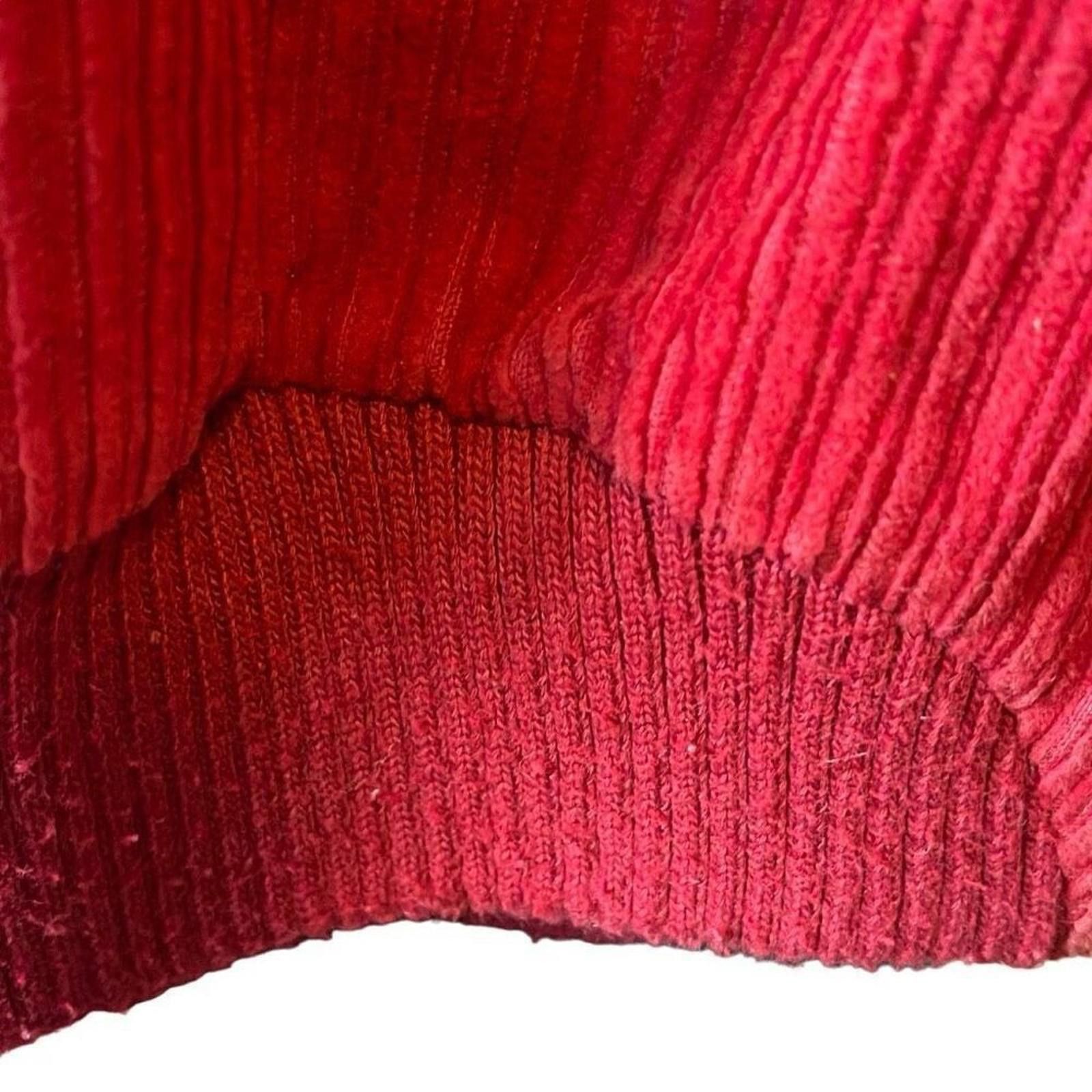Woolrich Woolen Mills 80's Woolrich cherry red corduroy bomber jacket large Size L / US 10 / IT 46 - 6 Thumbnail