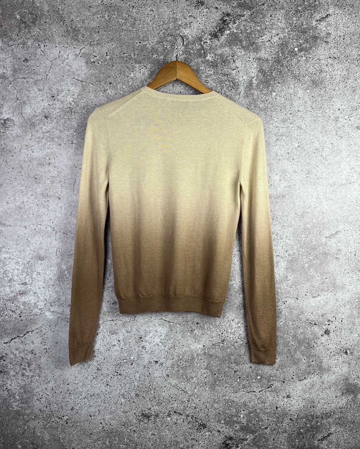 Dior Christian Dior CashmereSilk Sweater GradientBeigeBrownCDLogo Size XS / US 0-2 / IT 36-38 - 5 Thumbnail