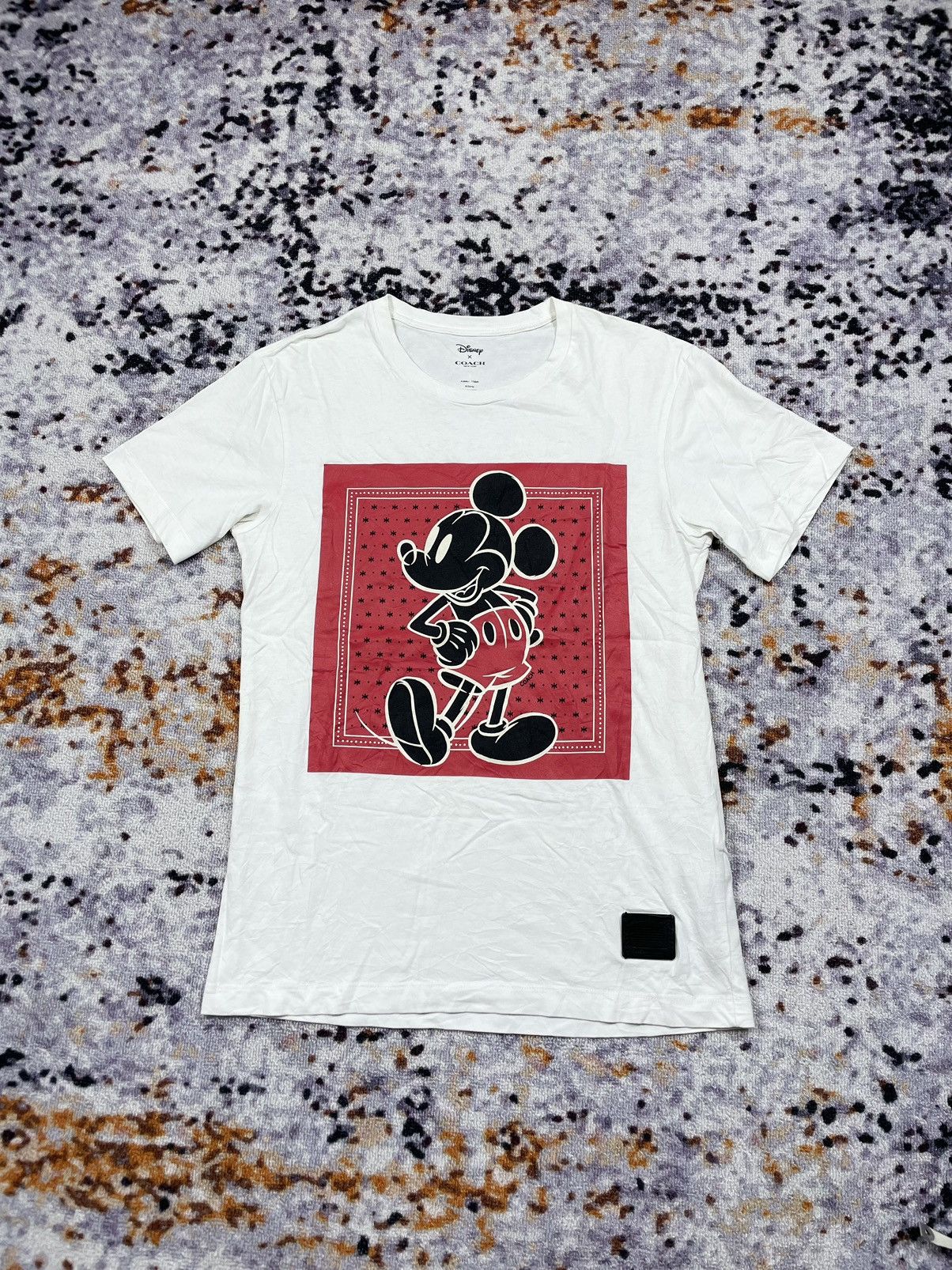 image of Disney X Coach Tshirt Size Xs To M in White, Men's