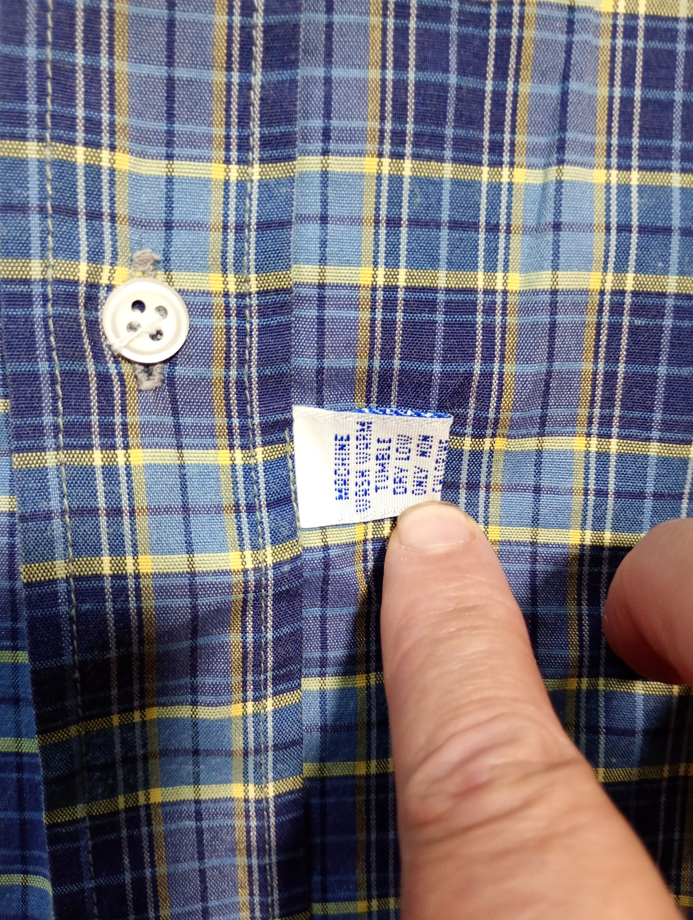 Ralph Lauren Ralph Lauren Checkered Shirt Vintage Made in USA Size US XL / EU 56 / 4 - 7 Thumbnail
