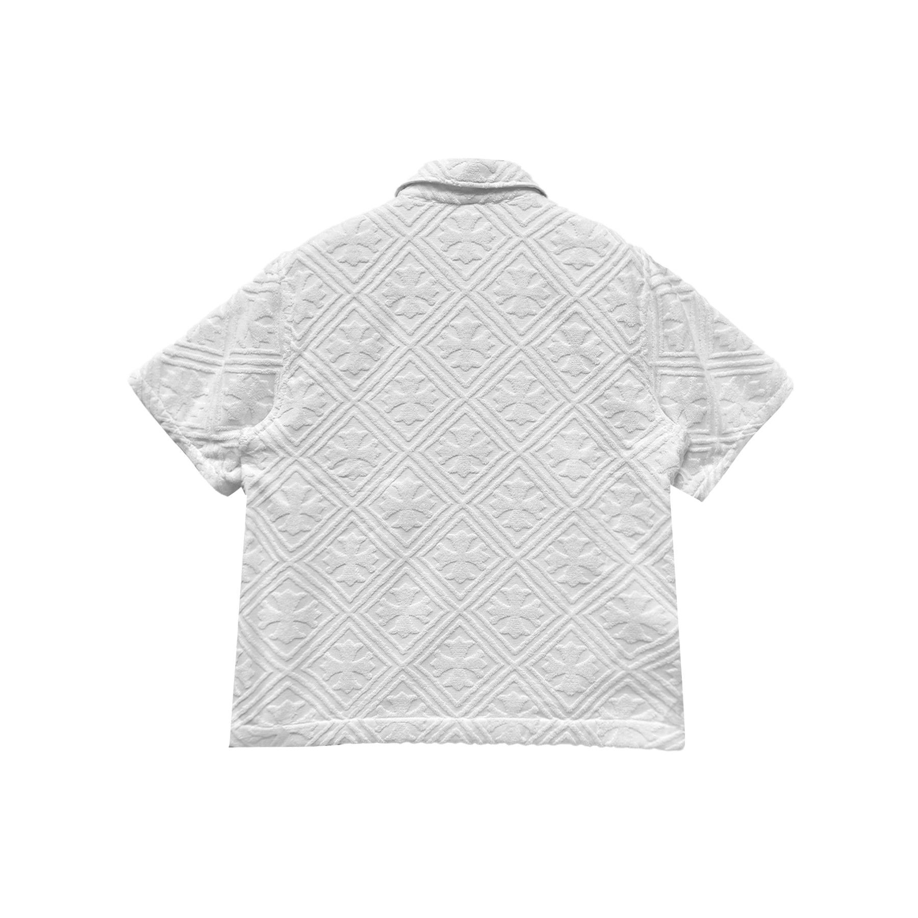 Chrome Hearts Chrome Hearts Terry Cloth Plus Monogram Short Sleeve Shirt Size M / US 6-8 / IT 42-44 - 2 Thumbnail