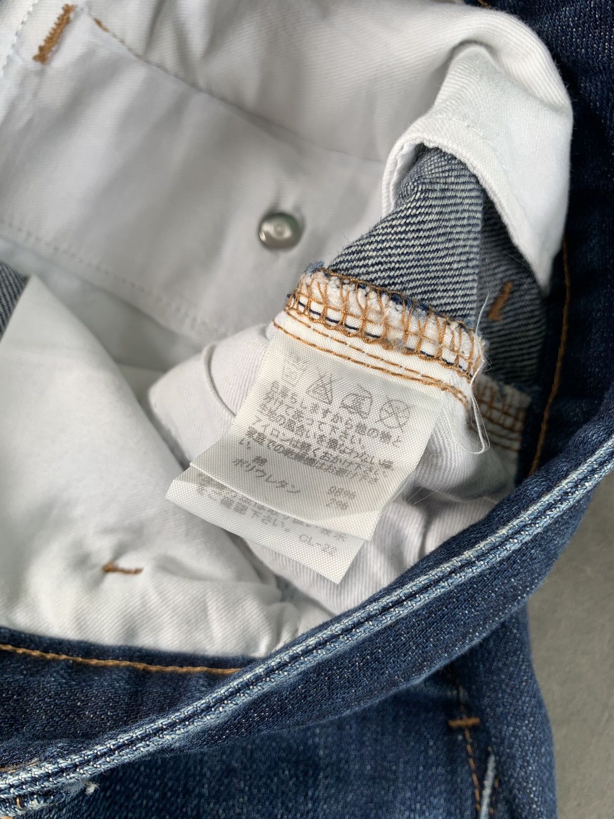 CABANE de ZUCCa CABANE de ZUCCa Issey Miyake Assymetric Denim Size US 35 - 10 Thumbnail