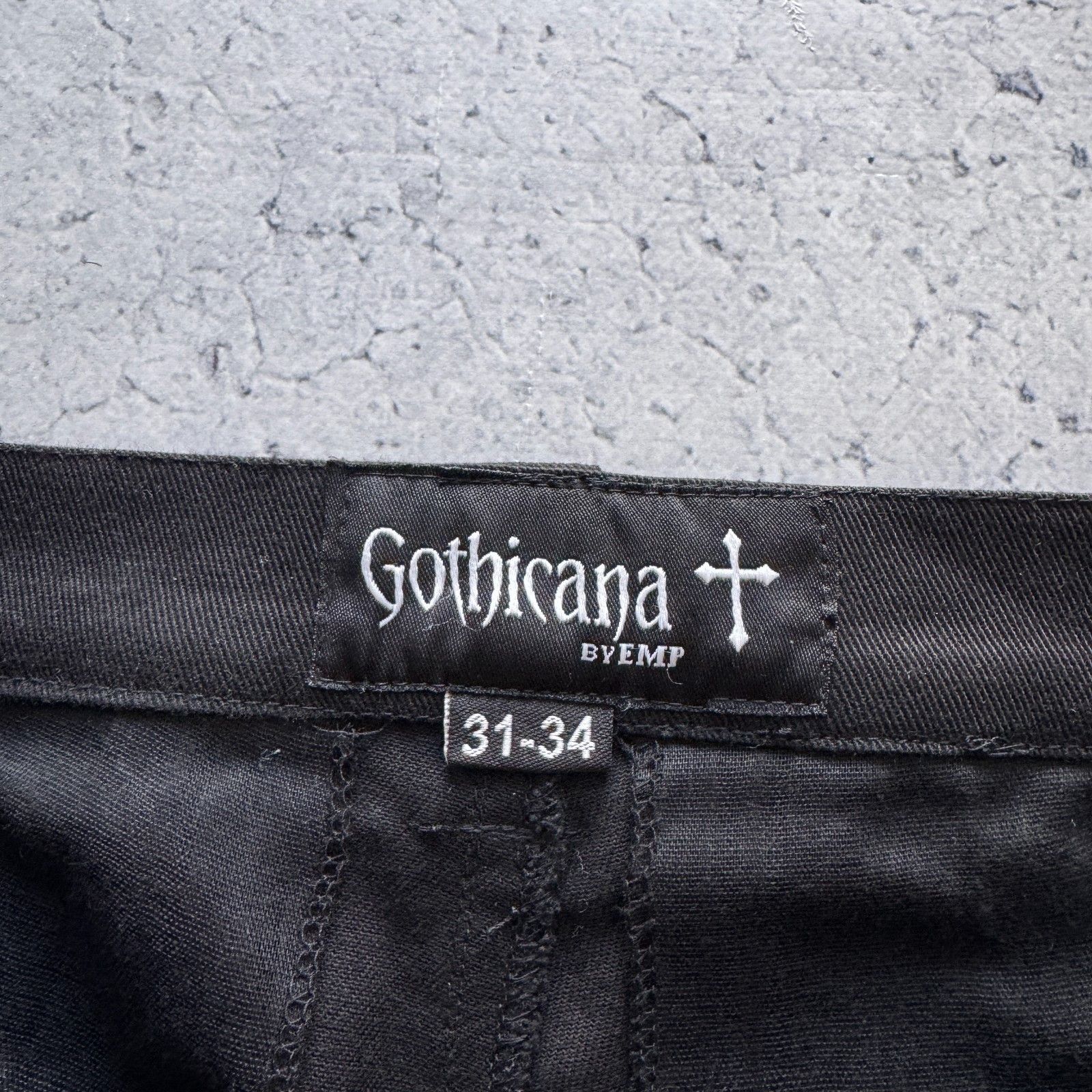 Tripp NYC Gothicana Bandage Cargo Y2K Pants Avantgarde Vintage Size US 32 / EU 48 - 8 Thumbnail