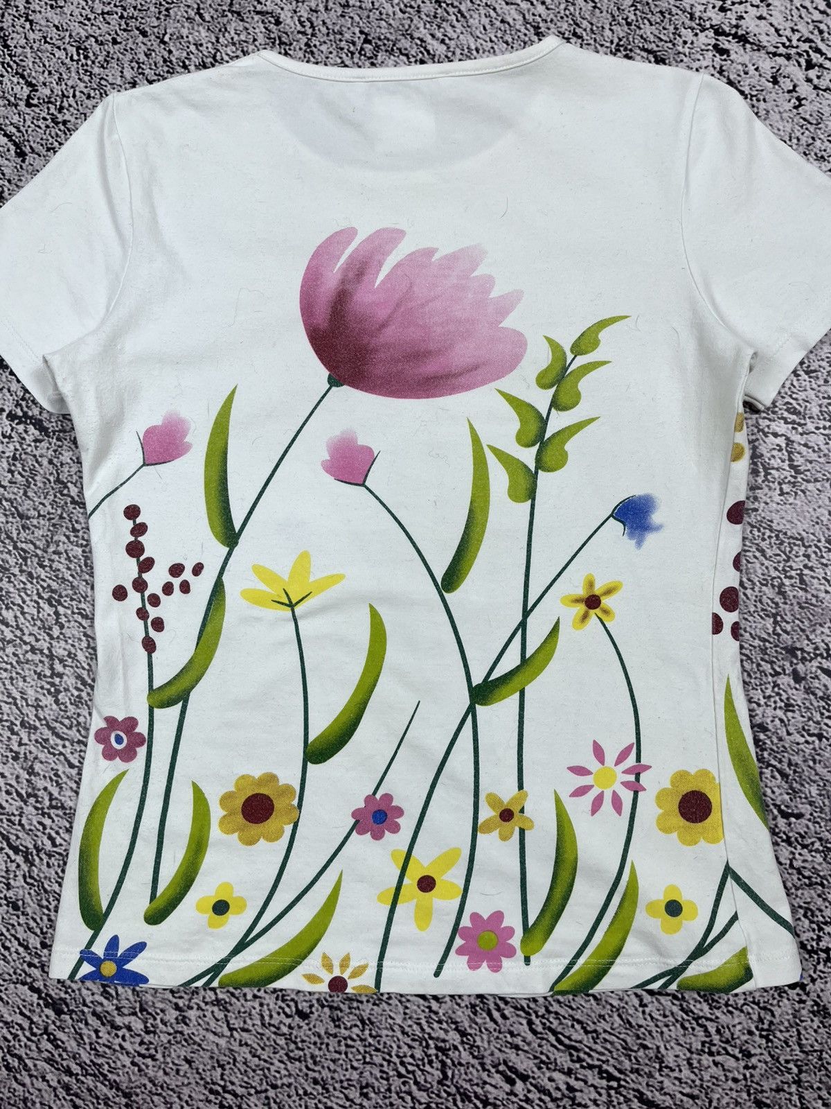 Dior Vintage Christian Dior Paris Floral Garden Tulip AOP T Shirt Size L / US 10 / IT 46 - 8 Thumbnail
