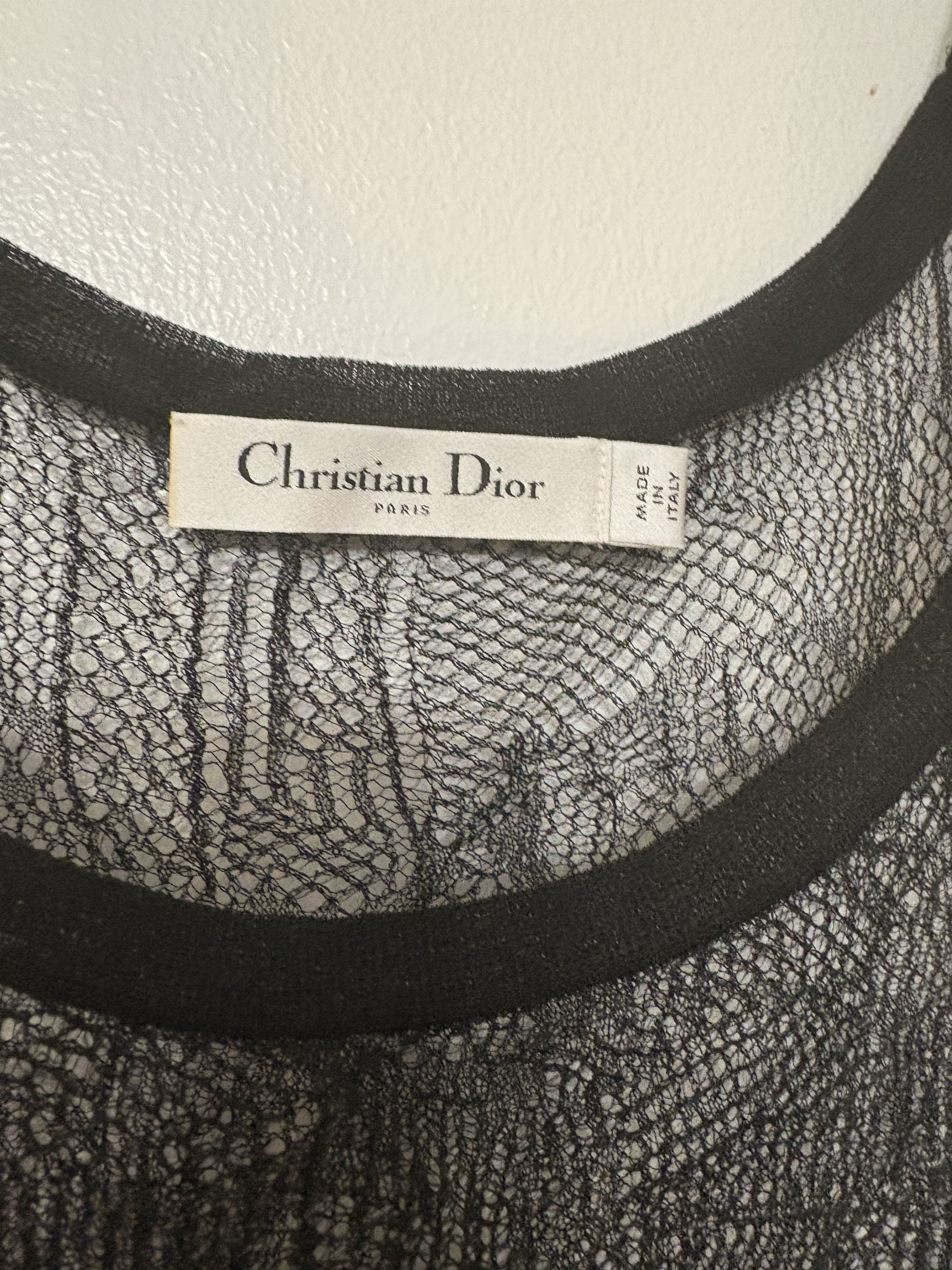Dior Dior Lace Twinset Black Silk Cardigan and Tank Top SZ 6 NWT Size S / US 4 / IT 40 - 9 Thumbnail