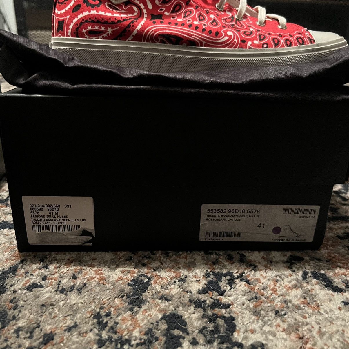 Hedi Slimane × Saint Laurent Paris Brand New YSL Bedford Red  