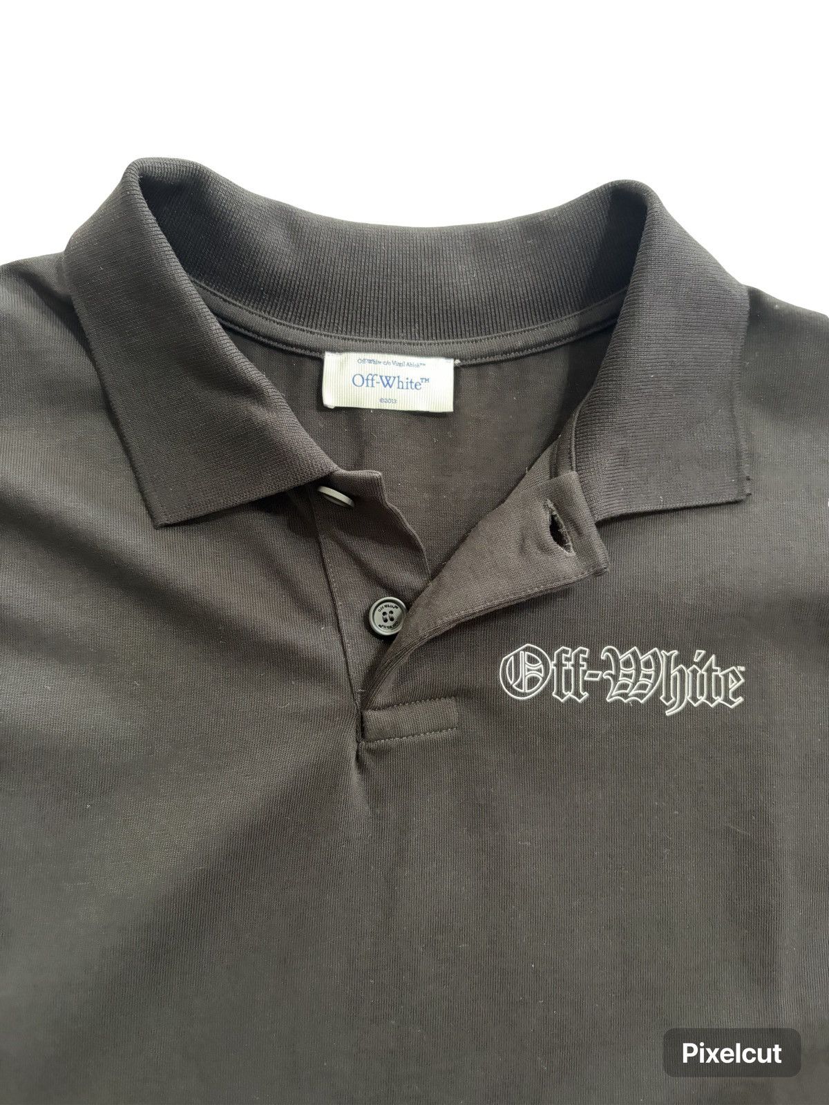 Off-White Off-White Gang Polo Shirt Size US XL / EU 56 / 4 - 3 Thumbnail