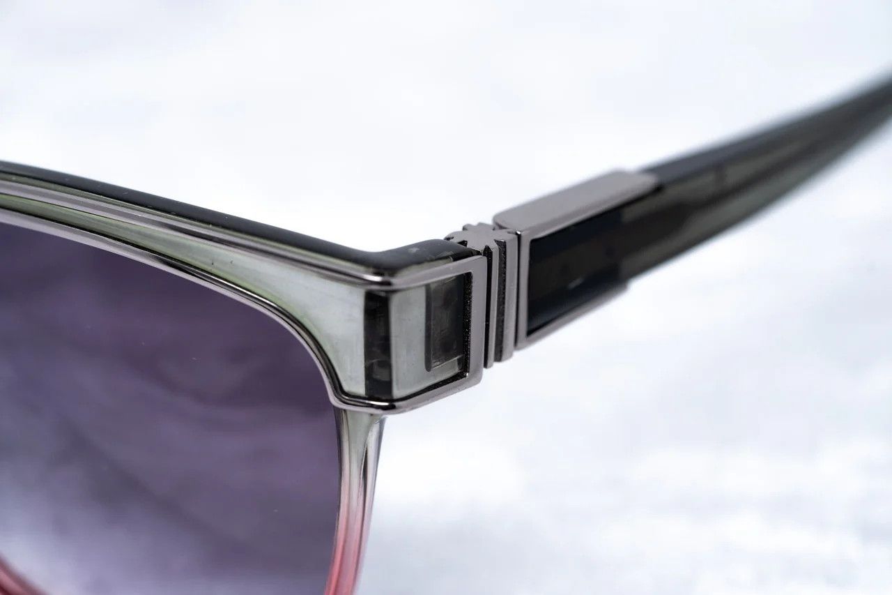 Yohji Yamamoto Yohji Yamamoto Sunglasses Rectangular Pink and Purple Size ONE SIZE - 7 Thumbnail