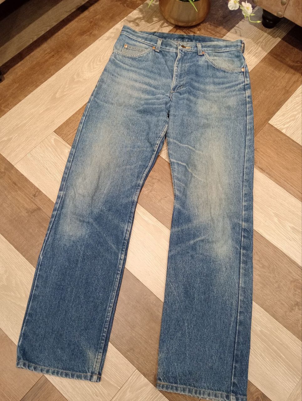 Lee RARE LEE RIDERS VINTAGE DENIM JEANS - SIZE 33x34 Size US 33 - 3 Thumbnail