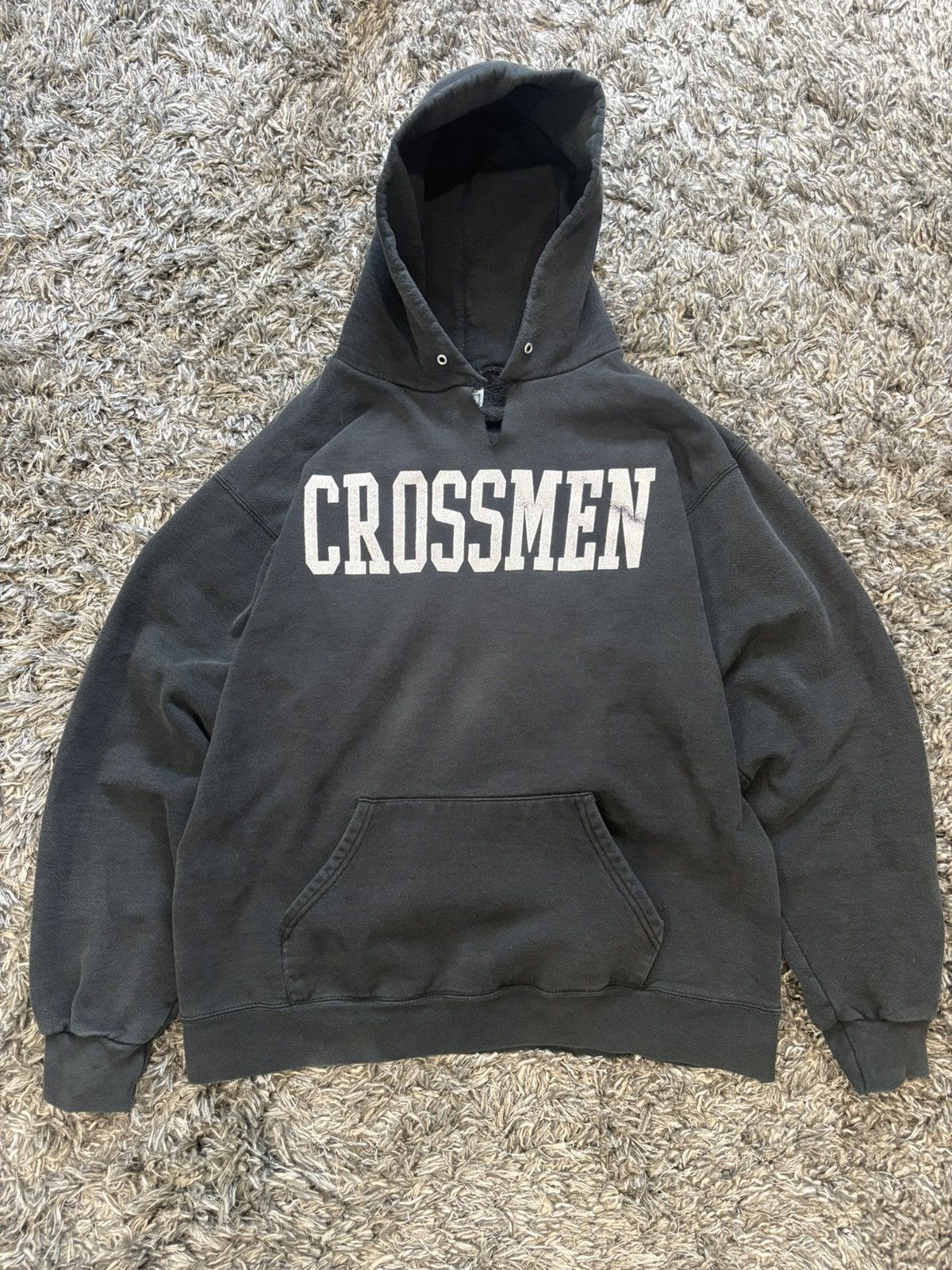 Lee CROSSMEN vintage washed black hoodie Size US M / EU 48-50 / 2 - 1 Thumbnail