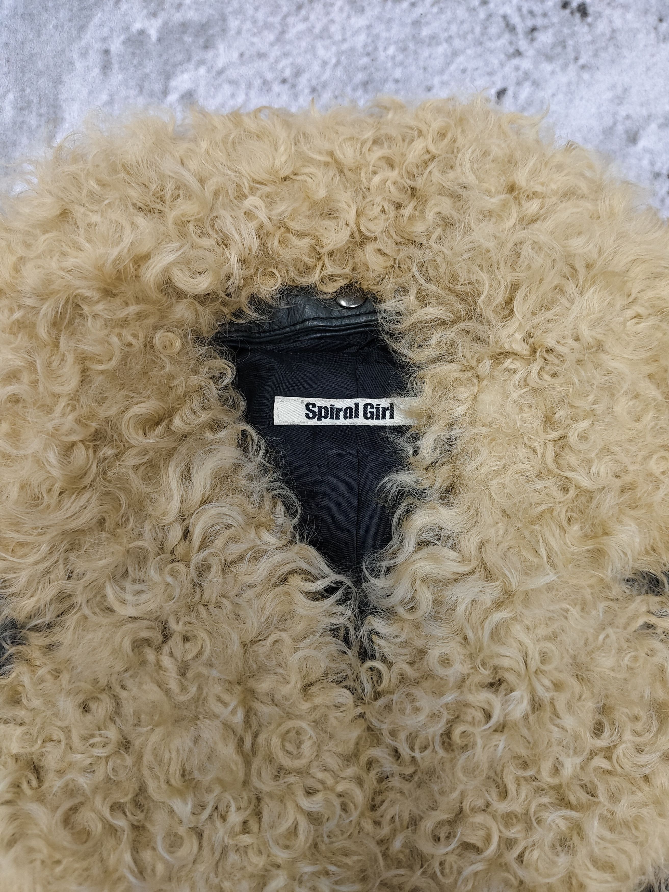 If Six Was Nine 00s Spiral Girl-Japanese Gothic Rock Asymmetric Fur Leather Size S / US 4 / IT 40 - 12 Thumbnail
