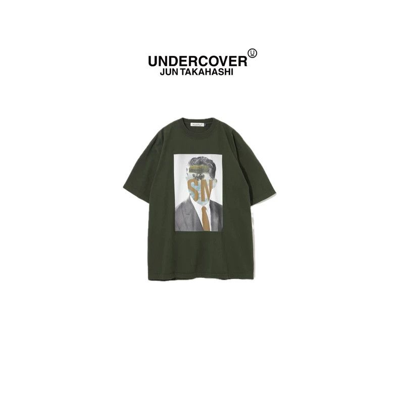 Undercover UNDERCOVER24SS Face Oil Print Short Sleeve 2504-Nextarrow Size US L / EU 52-54 / 3 - 1 Thumbnail