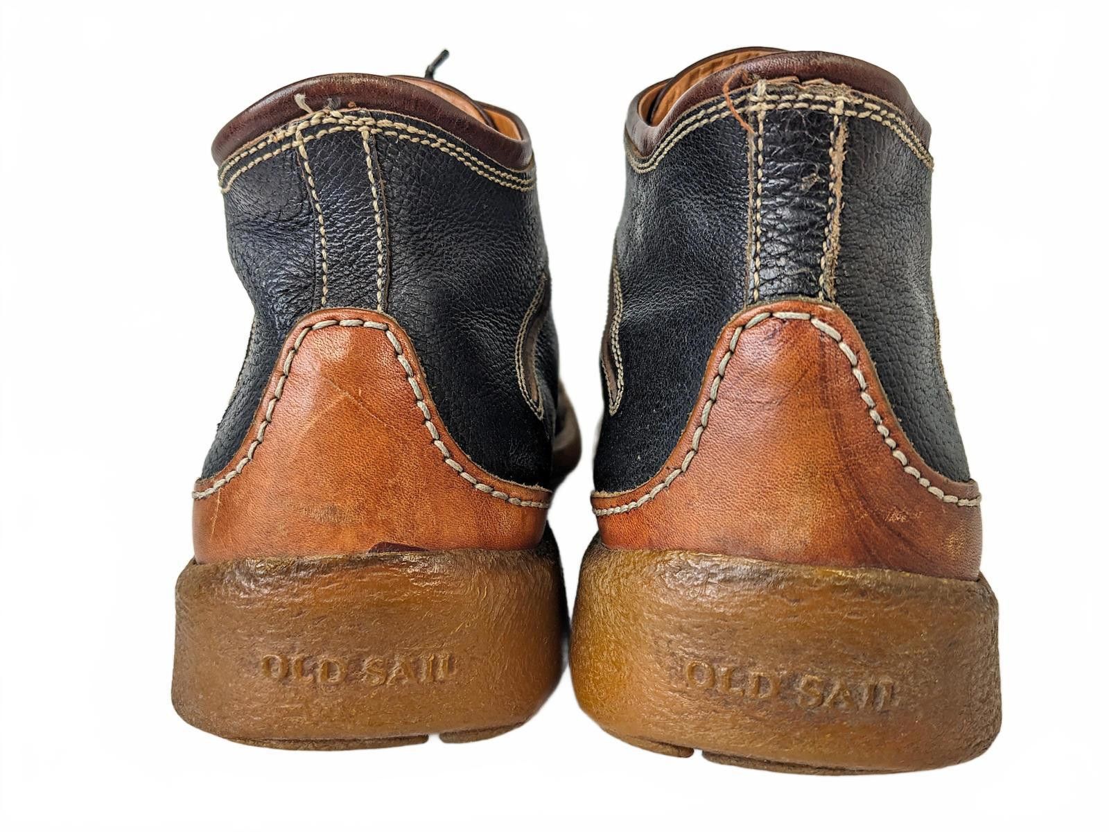 Barracuda Barracuda Old Sail Men Ankle Boots Italy | Black Brown US 8 Size US 8 / EU 41 - 6 Thumbnail