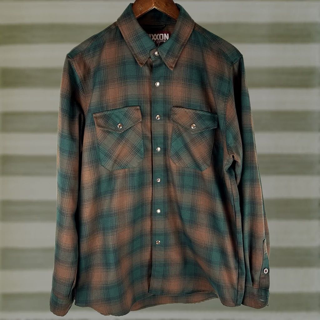 Vintage Dixxon Flannel Shirt Mens Medium The Widowmaker Green Brown Plaid Long Sleeve Size US M / EU 48-50 / 2 - 1 Thumbnail