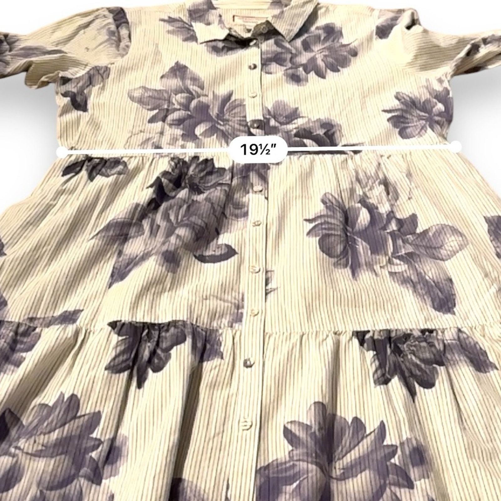 Johnny Was Johnny Was Delaney Easy Tiered Floral Shirt Dress Sz L NEW Size L / US 10 / IT 46 - 12 Thumbnail