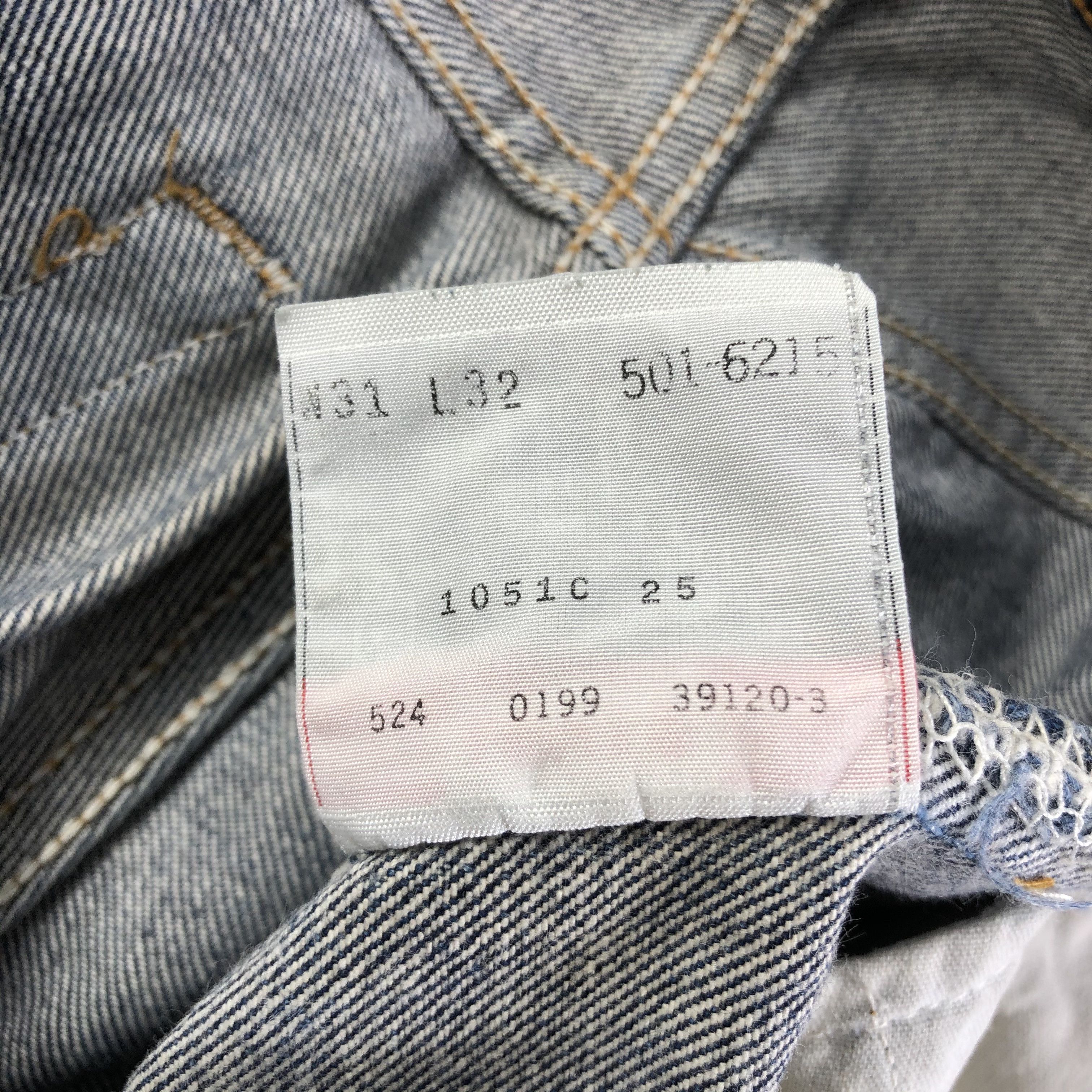 Levi's Vintage 90s Levis 501 Jeans-J2825 Size US 30 / EU 46 - 11 Thumbnail