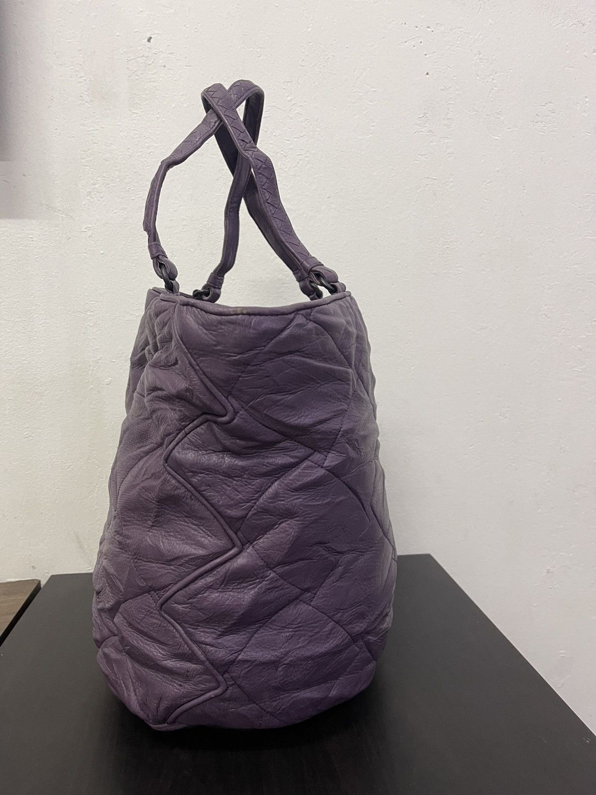 Bottega Veneta Purple Bottega Veneta Soft Nappa leather handbag Size ONE SIZE - 4 Thumbnail