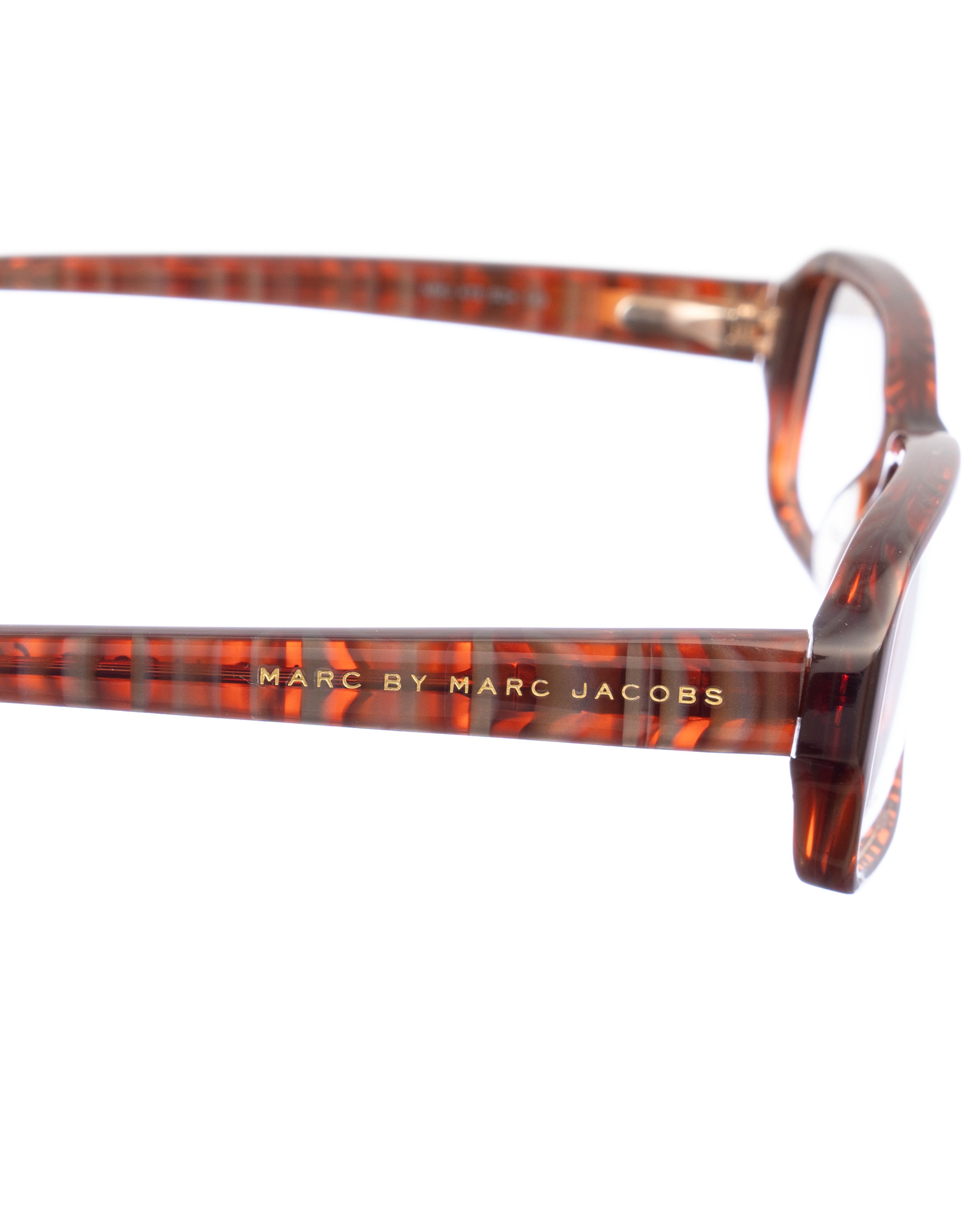 Marc by Marc Jacobs Marc by Marc Jacobs 00s Checked Brown Rectangular Glasses Size ONE SIZE - 3 Thumbnail