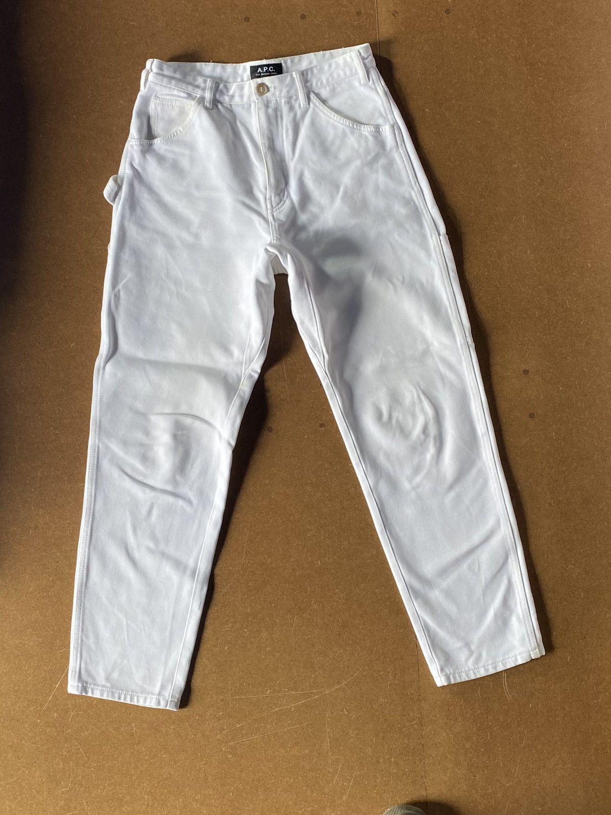 A.P.C. APC - White Carpenter Pants - 2017 Size US 28 / EU 44 - 2 Thumbnail