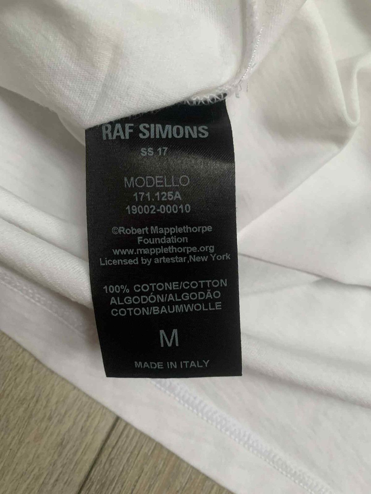 Raf Simons (1/30) Raf Simons x Robert Mapplethorpe SS17 Limited Edition Size US M / EU 48-50 / 2 - 5 Thumbnail