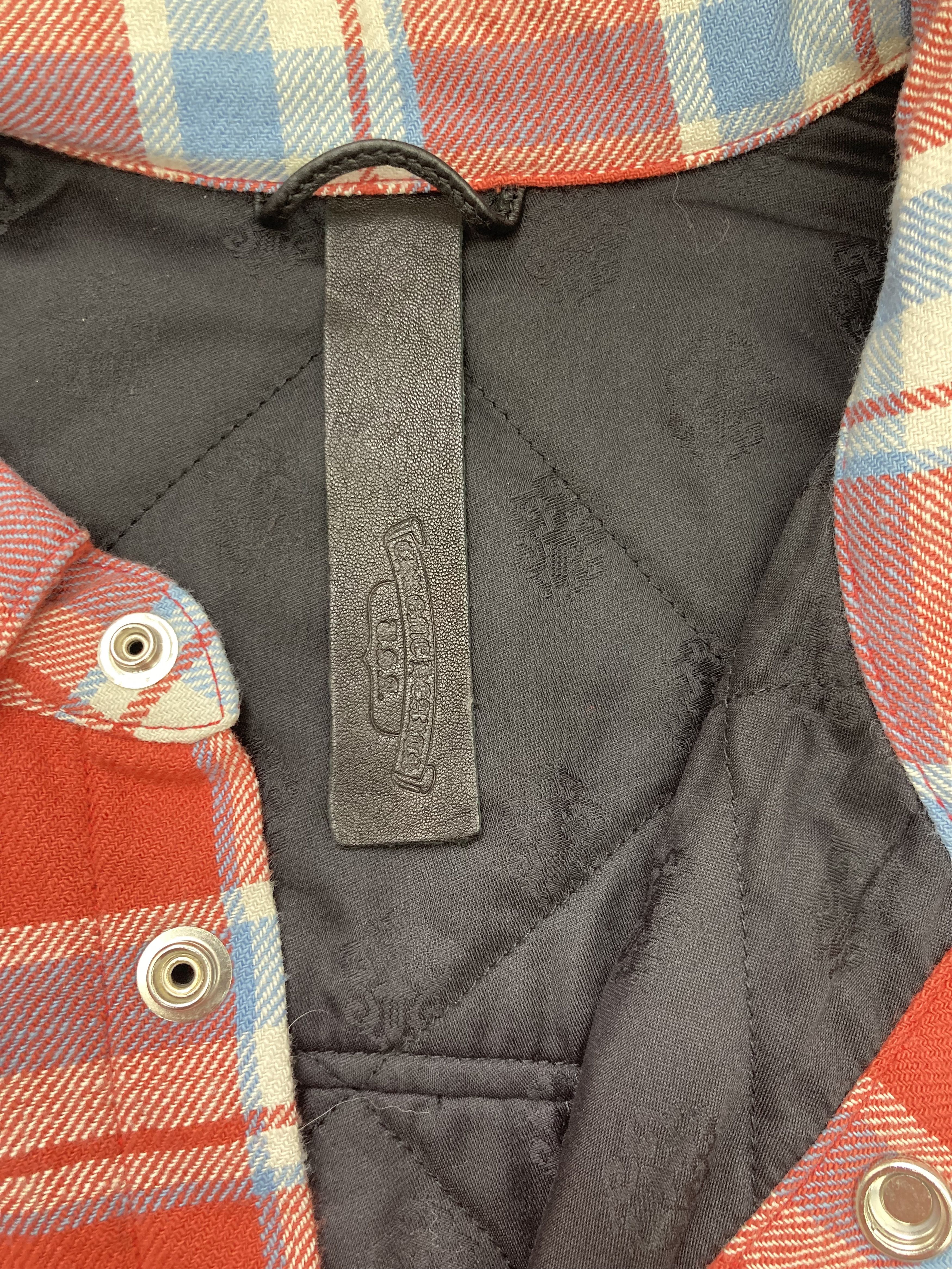 Chrome Hearts Chrome Hearts Quilted Padded Flannel Plaid Jacket Size US XXL / EU 58 / 5 - 5 Thumbnail