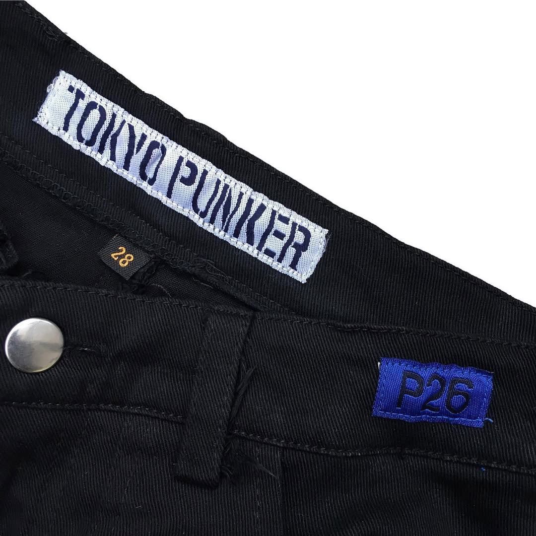 Japanese Brand Tokyo Punker Multi Zipper Cargo Jeans Size US 28 / EU 44 - 3 Thumbnail
