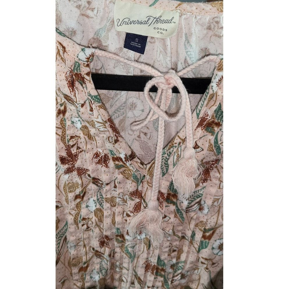 Other Womens Universal Thread Sleeveless Floral Linen Dress Size S Size S / US 4 / IT 40 - 4 Thumbnail