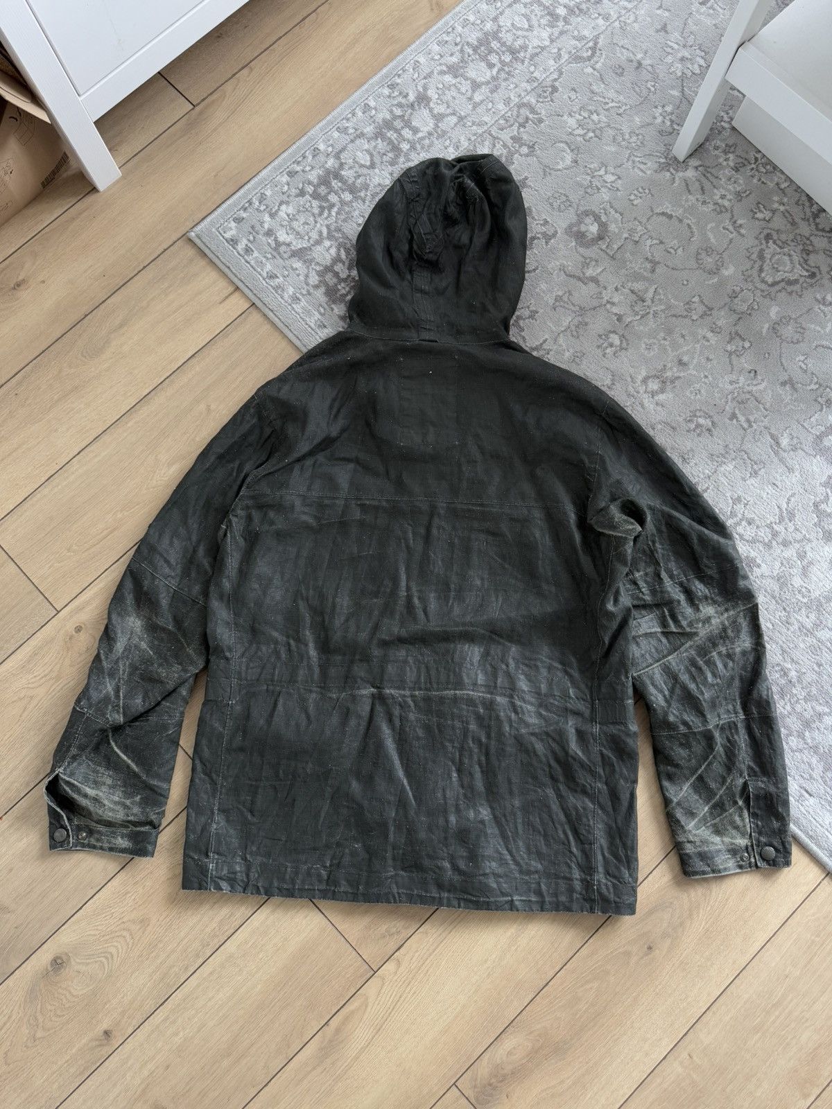 C.P. Company × Designer C.P. Company La mille plated linen google jacket XL military Size US XL / EU 56 / 4 - 2 Thumbnail