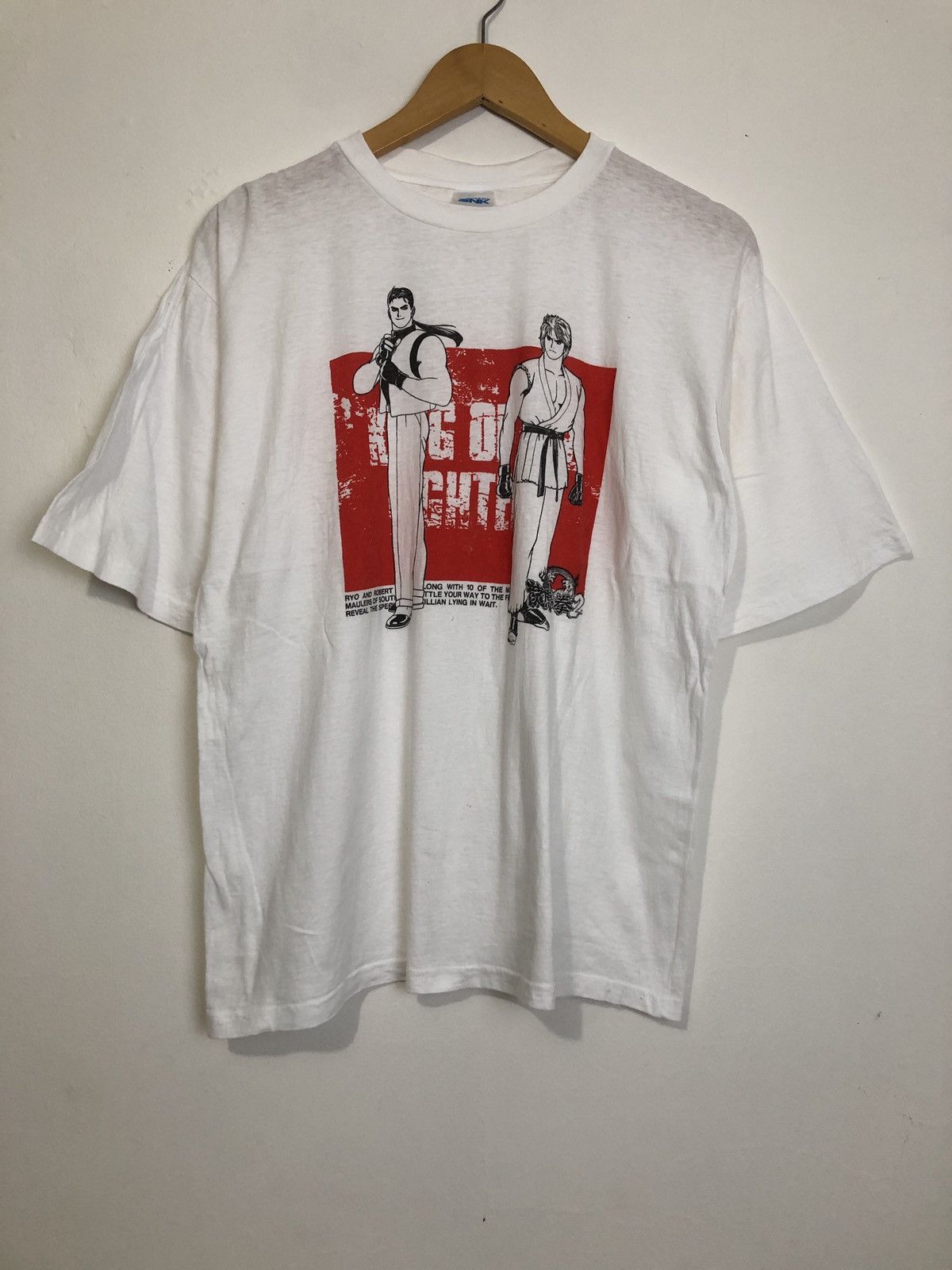 Vintage Vintage 90s The King of Fighters T-Shirt Size US L / EU 52-54 / 3 - 1 Thumbnail