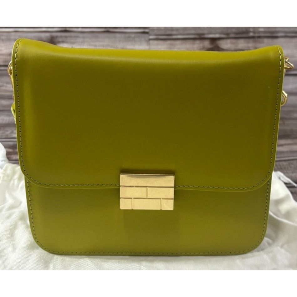Frame FRAME Le Signature Mini leather crossbody Bag color Chartreu Size ONE SIZE - 1 Thumbnail