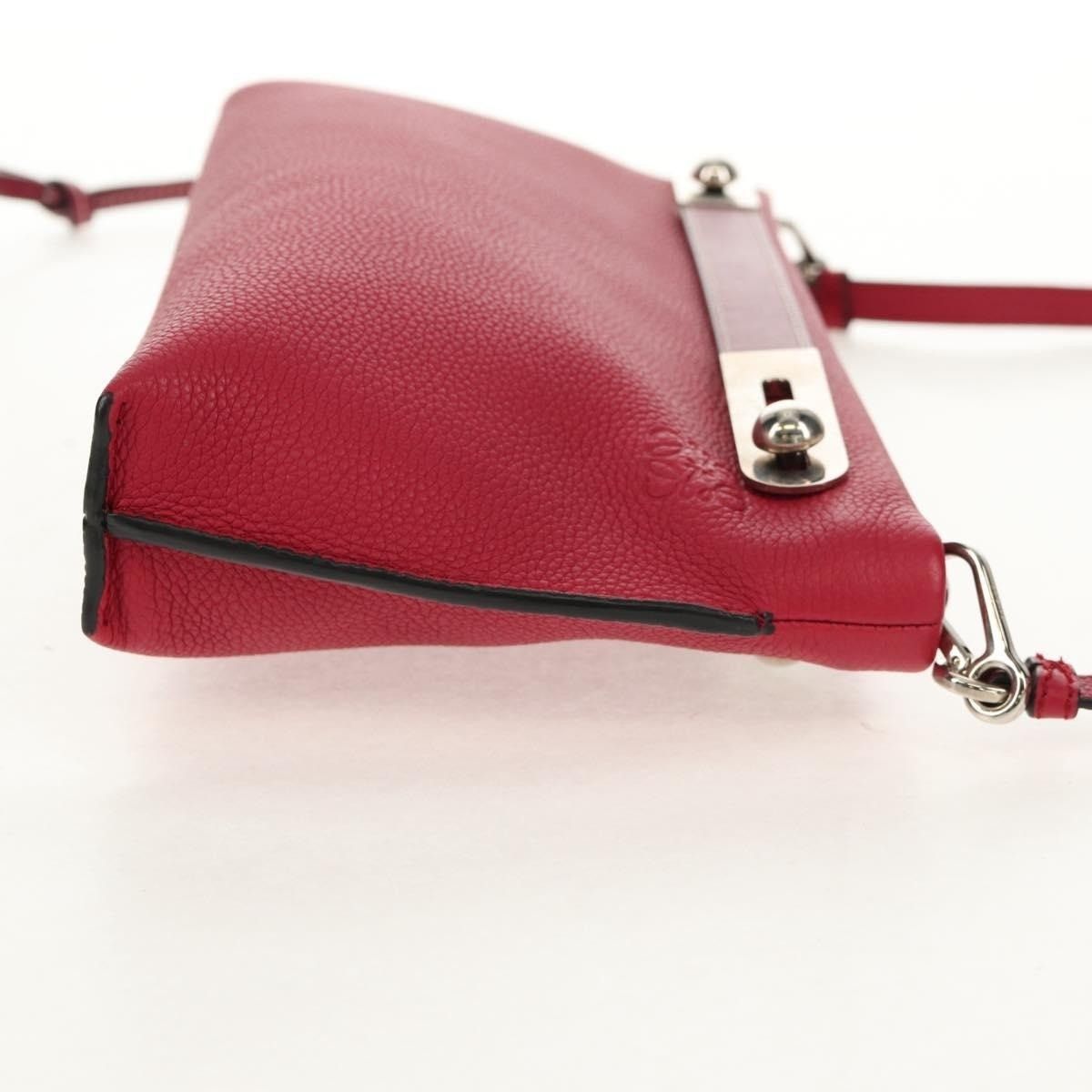 Loewe Loewe Anagram Leather Missy Small Shoulder Bag Red Size ONE SIZE - 5 Thumbnail