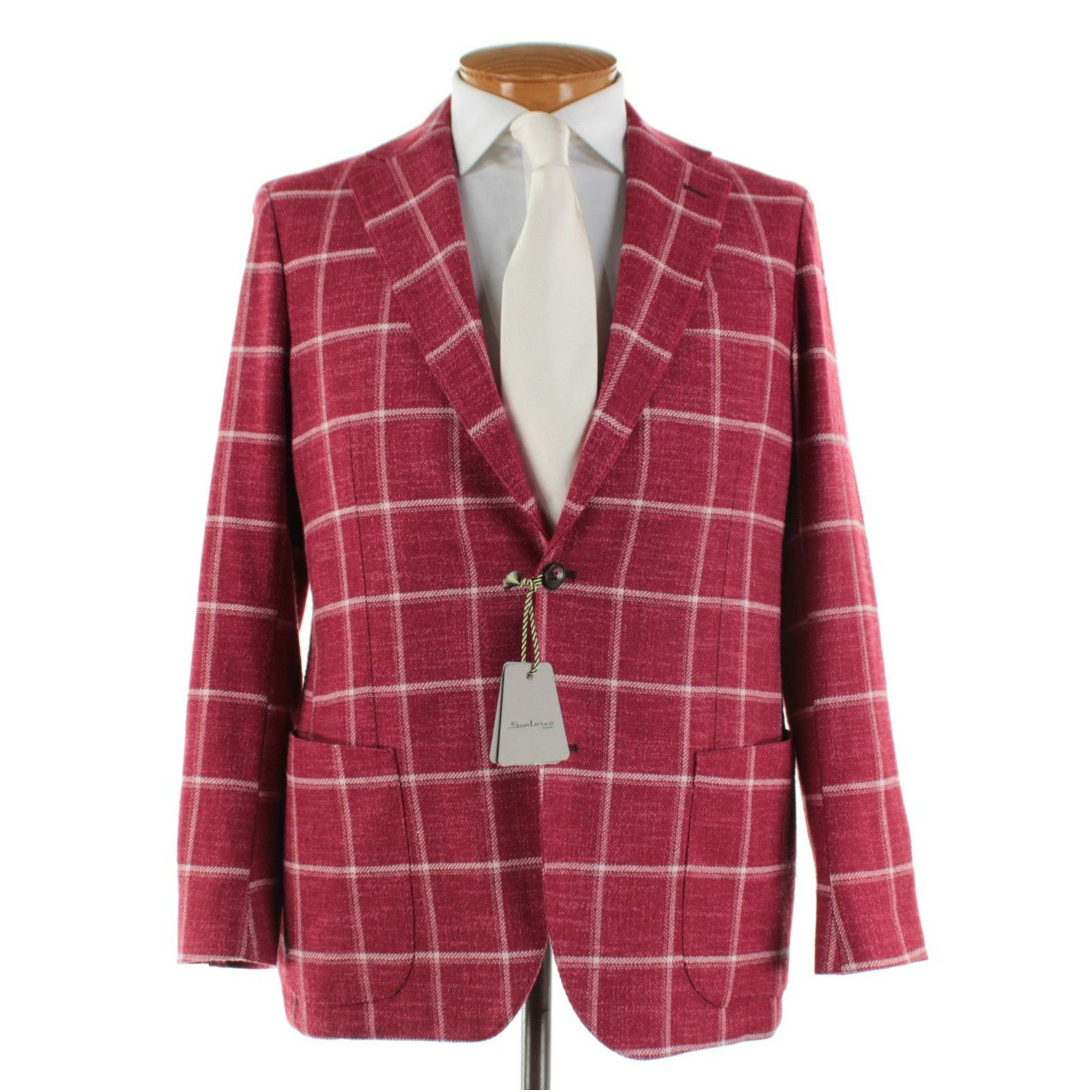 SARTORIO Sartorio Sport Coat Size 42 Regular US in Red Size 42R - 1 Thumbnail