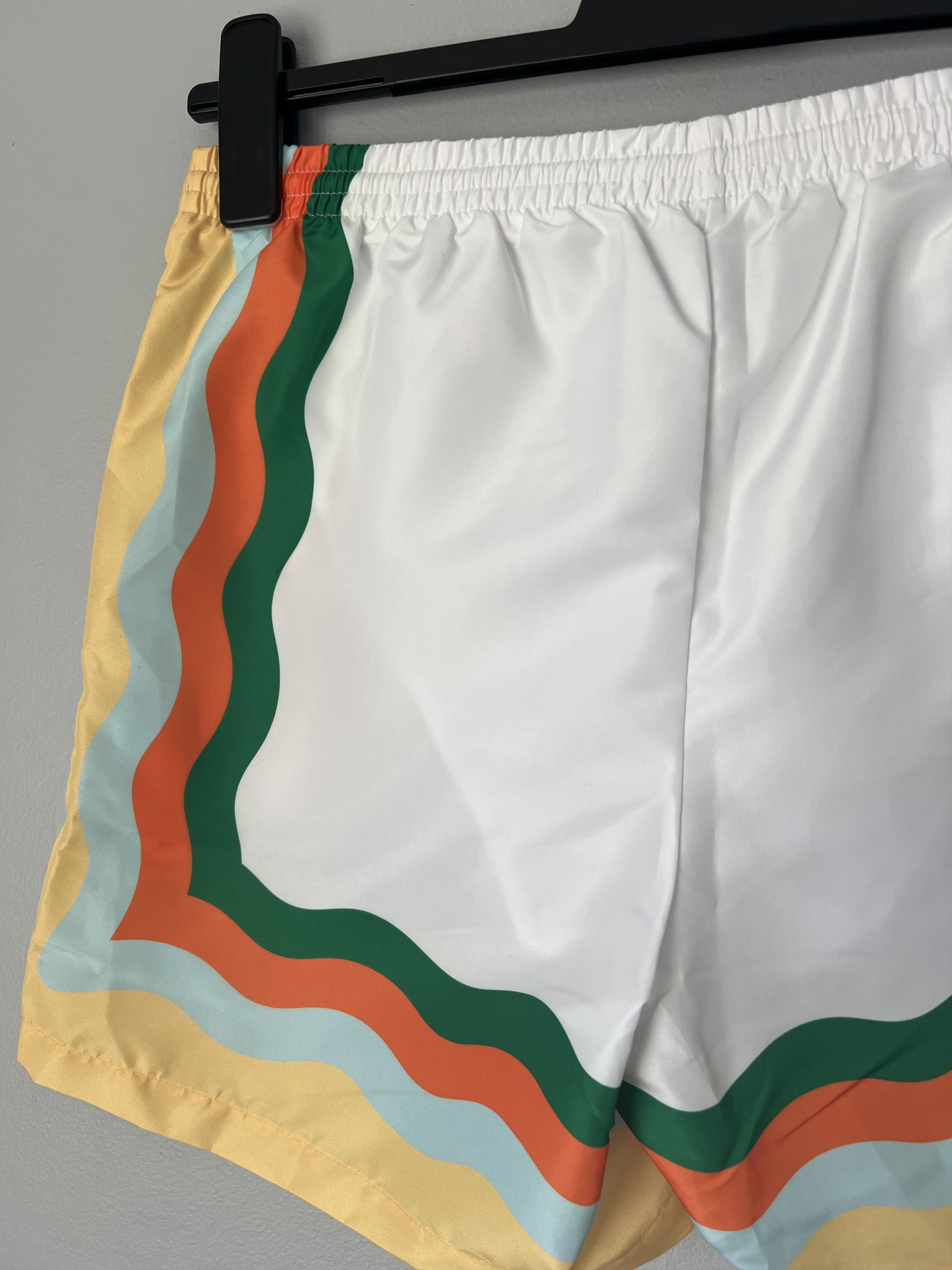 Casablanca Casablanca Printed Swim Shorts in White Wave Size US 30 / EU 46 - 5 Thumbnail