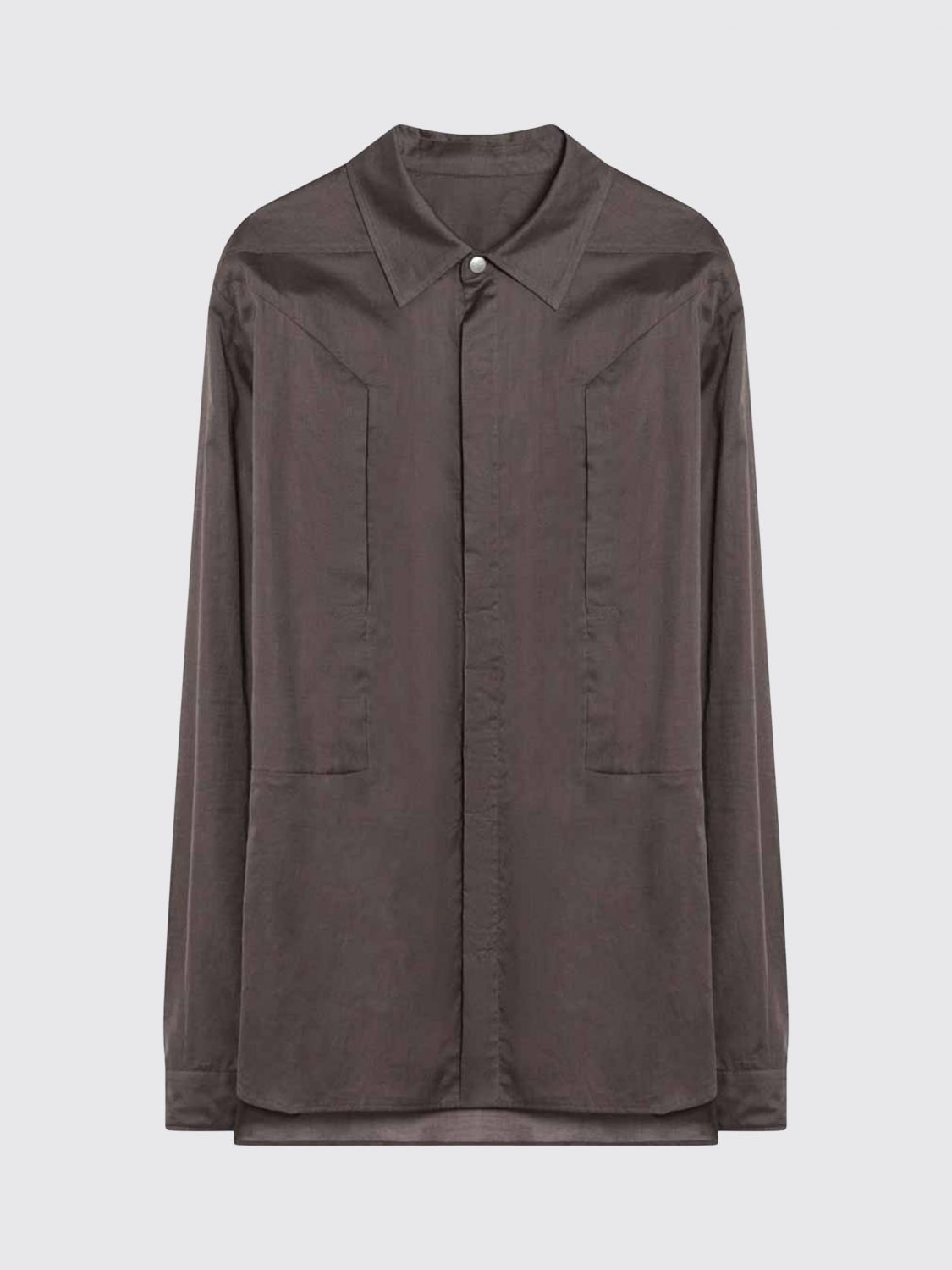 Rick Owens Rick Owens Shirt Men Grey Size US L / EU 52-54 / 3 - 1 Thumbnail