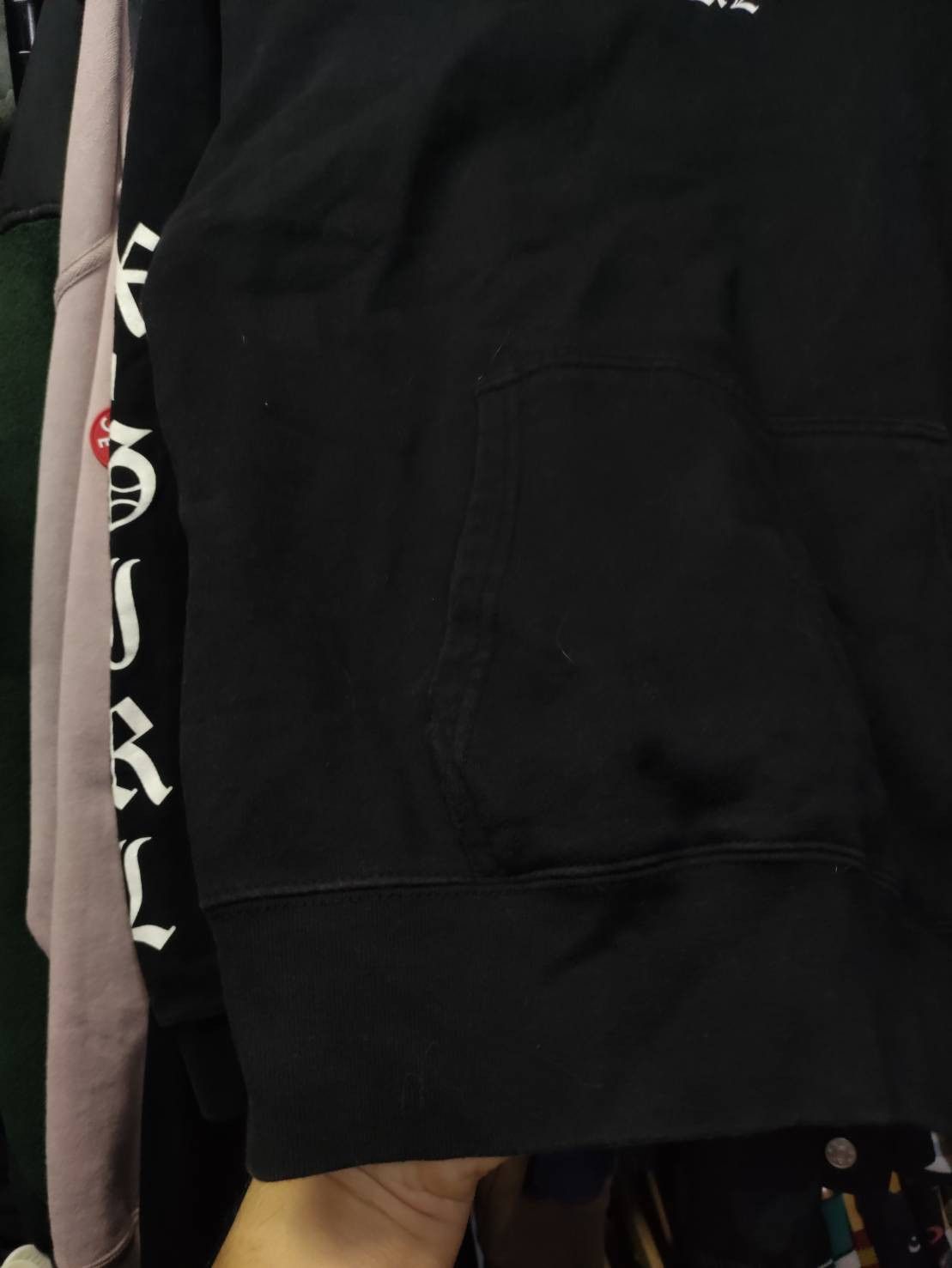 X-Girl Vtg X-Girl " Old English Font " Hoodie Size L / US 10 / IT 46 - 8 Thumbnail