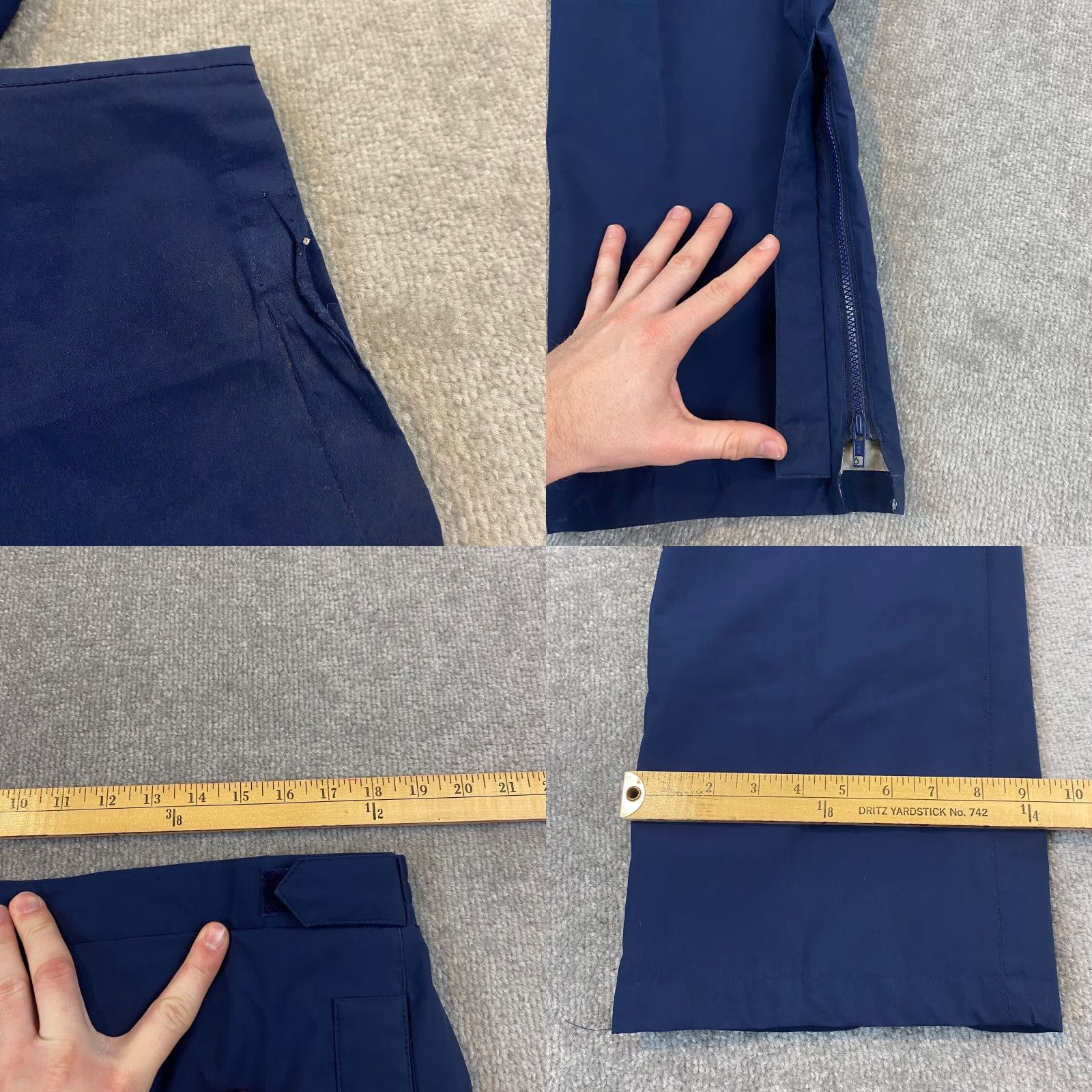 Vintage Tourney Gore-Tex Pants Men Large 32x31 Blue Golf Water Resistant Outdoor Stretch Size US 33 - 8 Thumbnail