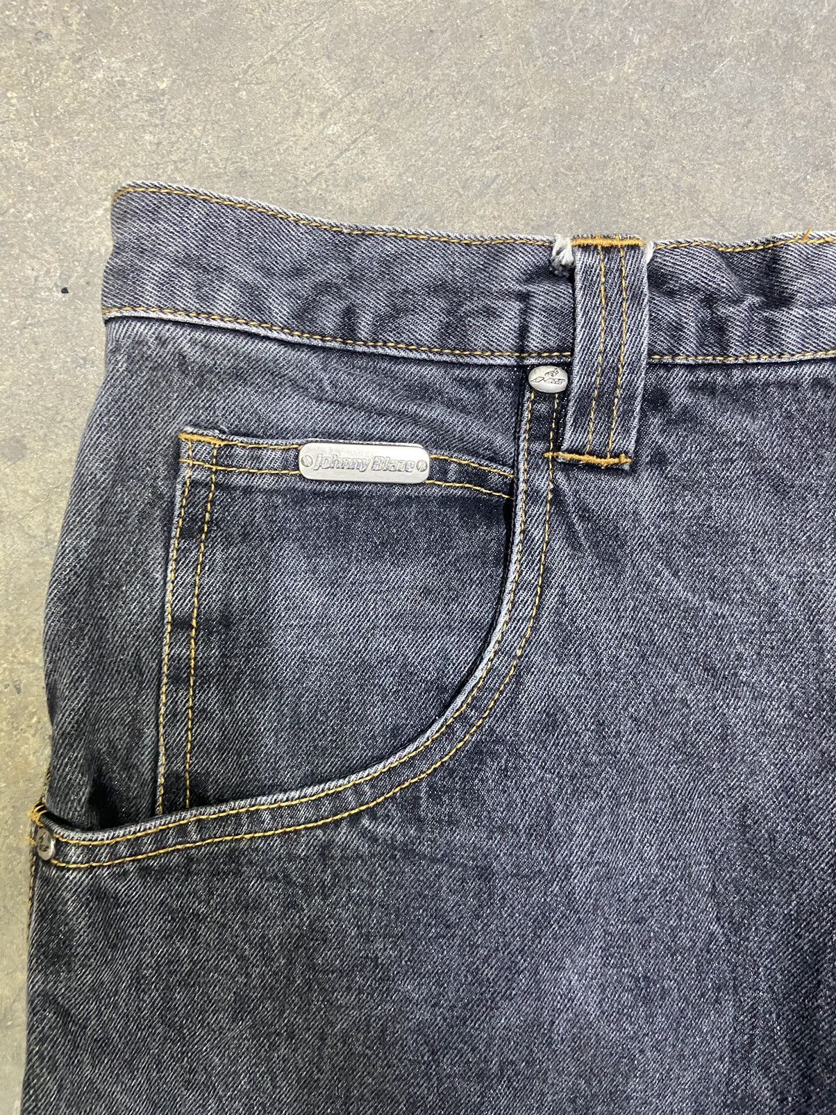 JNCO 🔥 Y2k Johnny Blaze baggy pants big logo distressed Size US 36 / EU 52 - 9 Thumbnail