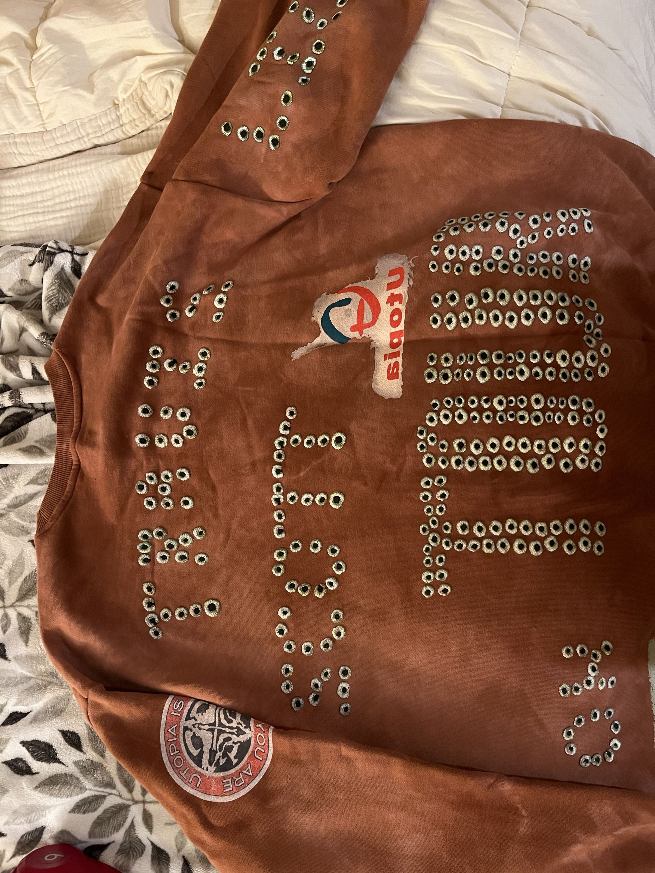 Travis Scott UTOPIA Circus Maximus Brown Sweatshirt Size US L / EU 52-54 / 3 - 9 Thumbnail