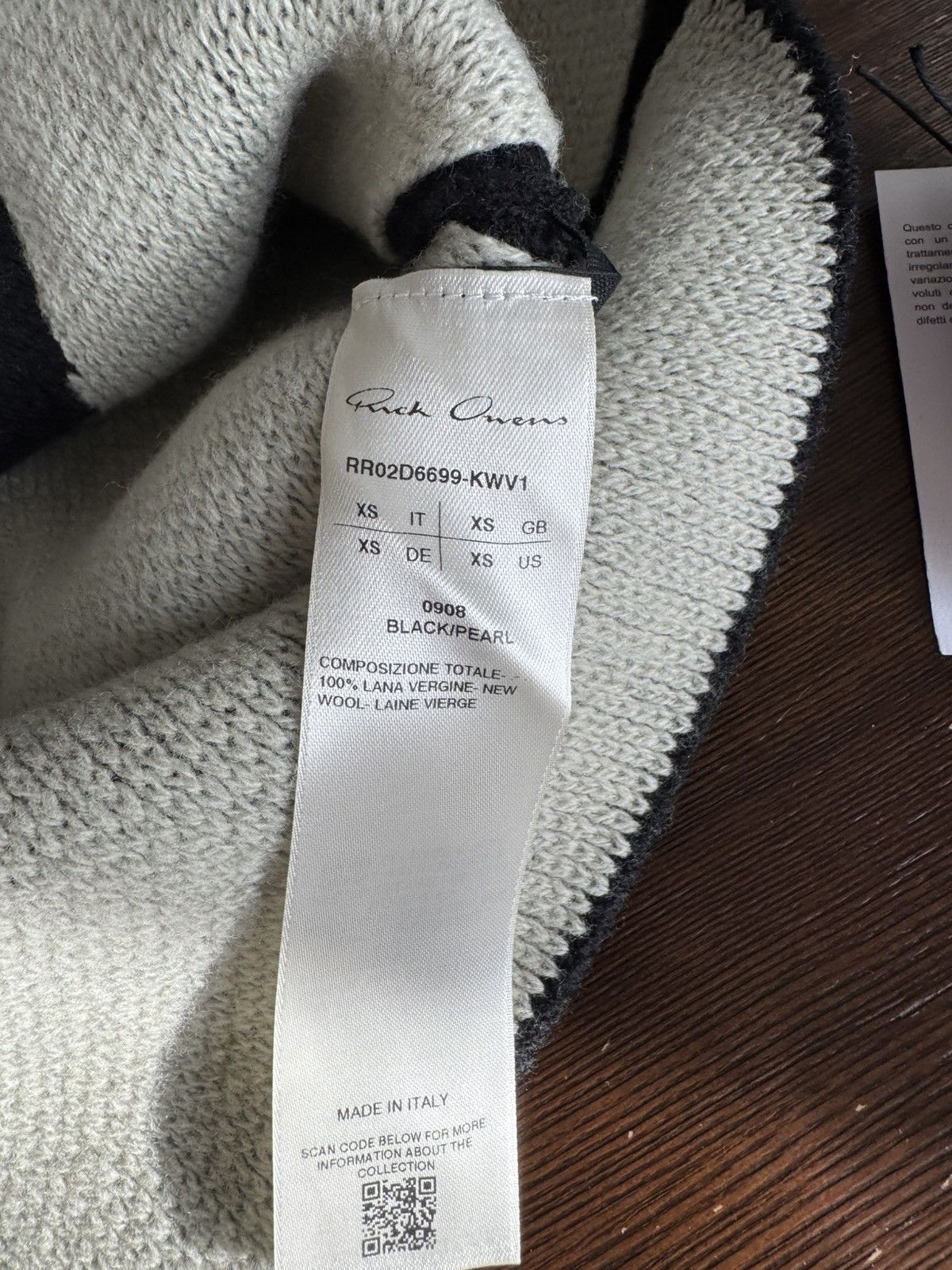 Rick Owens Rick owens porterville F/W jumbo sweater Size US XS / EU 42 / 0 - 5 Thumbnail