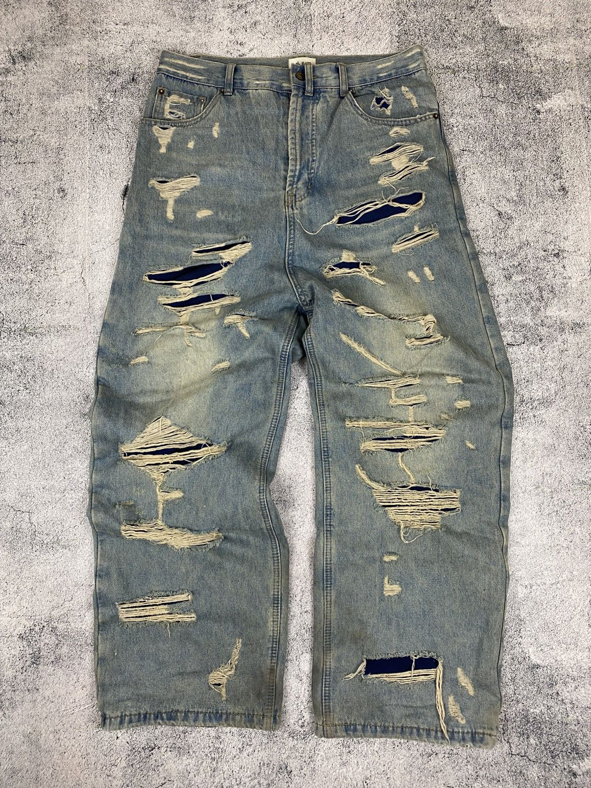 DELAY by Win&Sons Japan Crushed selvedge denim pants 3